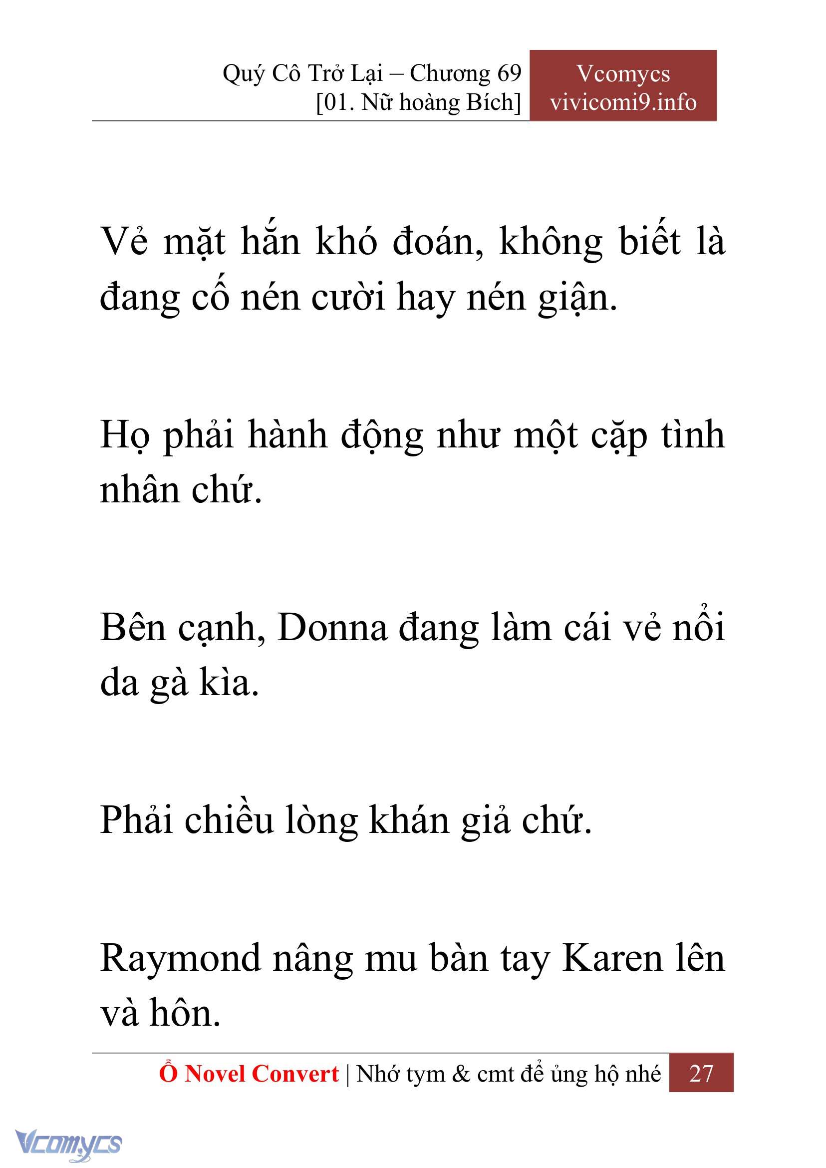 [Novel] Quý Cô Trở Lại Chapter 69 - Trang 30