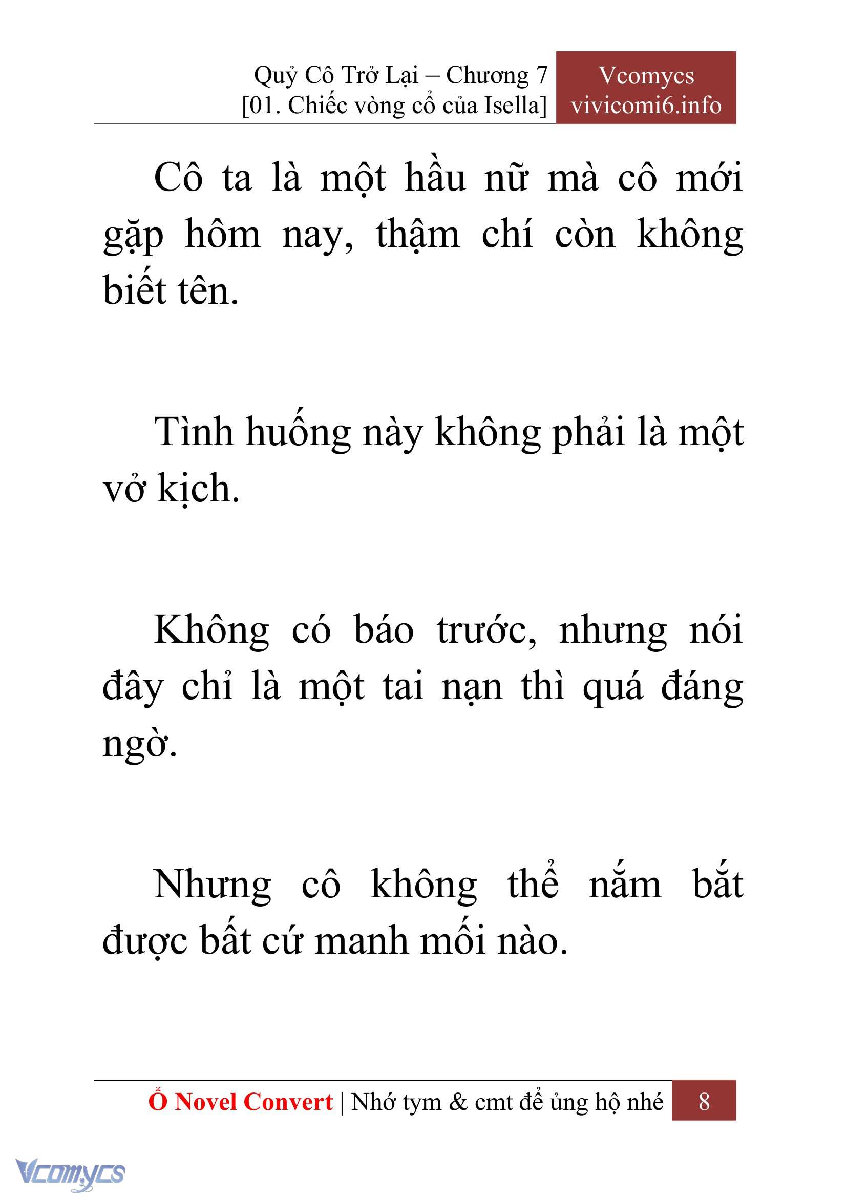 [Novel] Quý Cô Trở Lại Chapter 7 - Trang 11