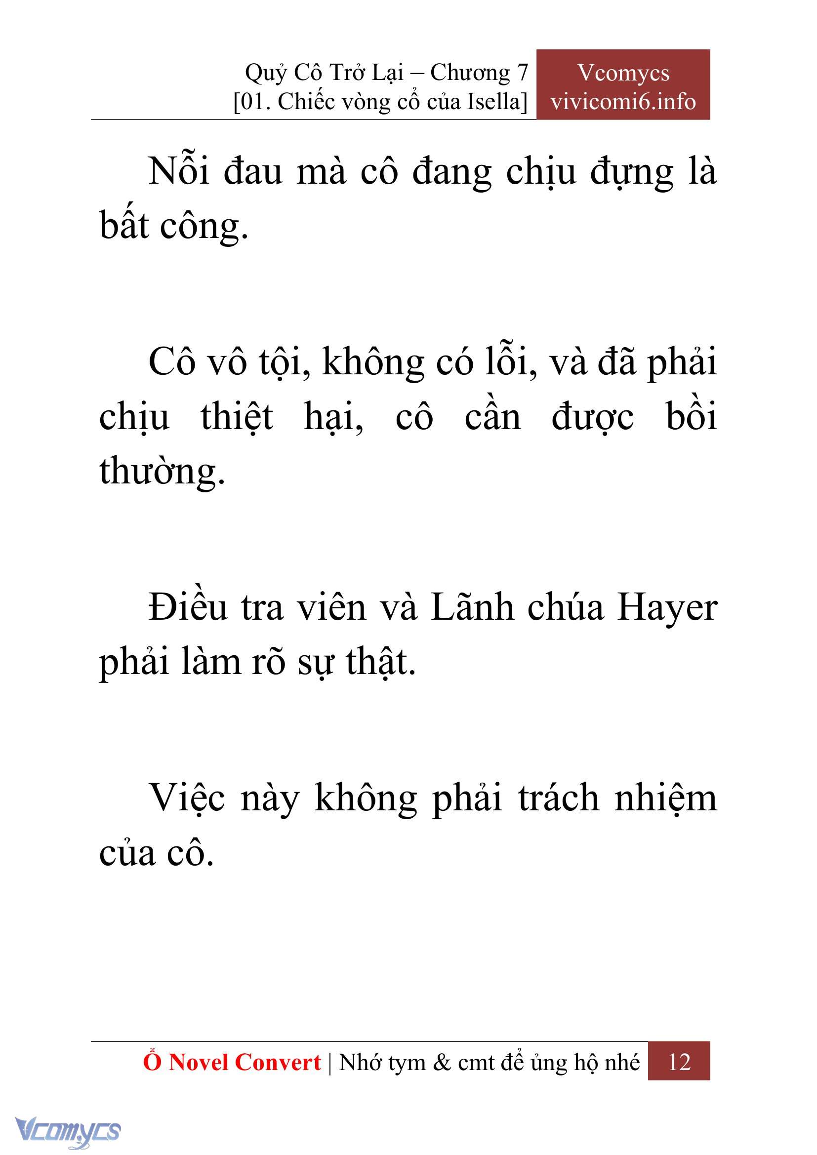 [Novel] Quý Cô Trở Lại Chapter 7 - Trang 15