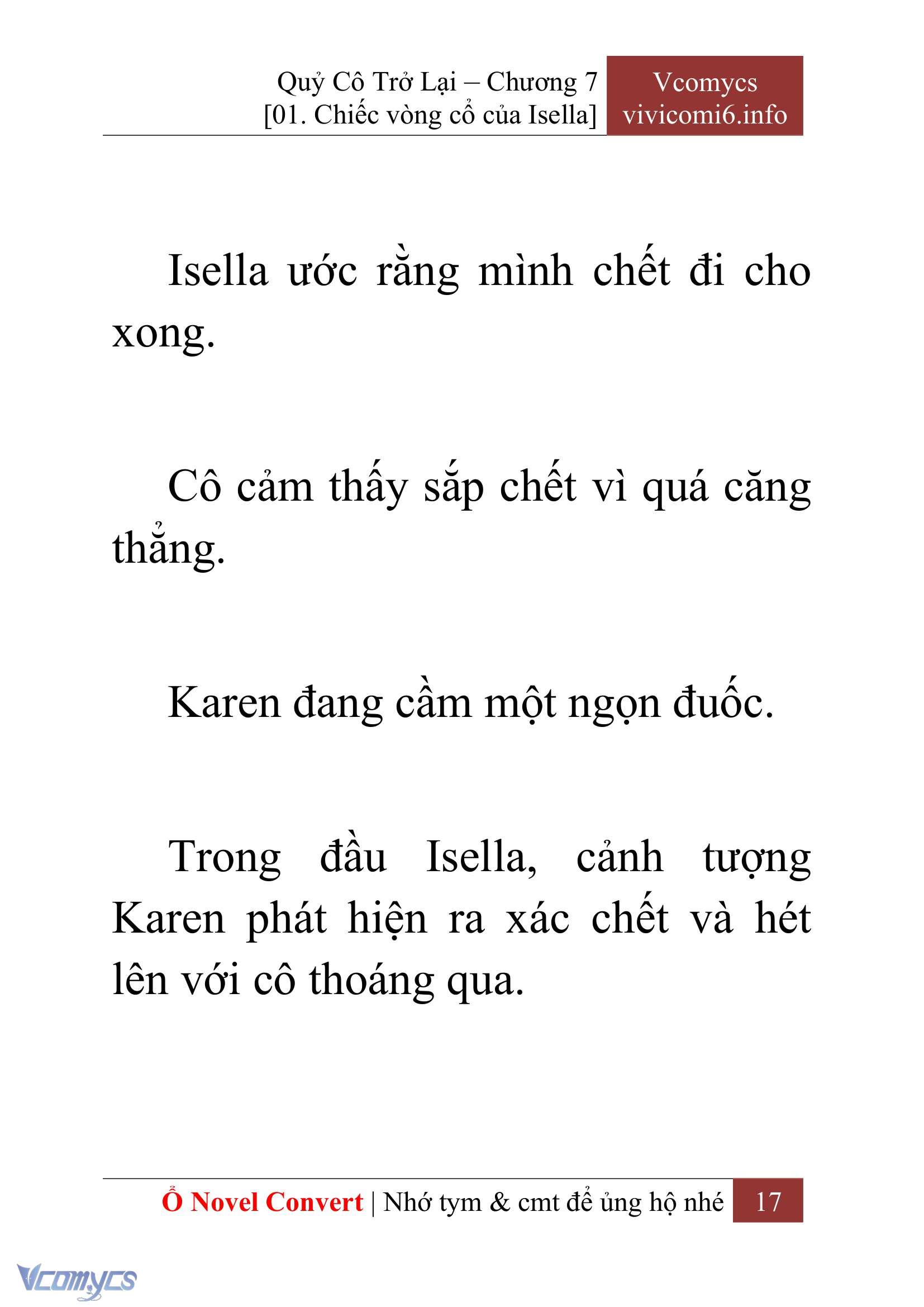 [Novel] Quý Cô Trở Lại Chapter 7 - Trang 20