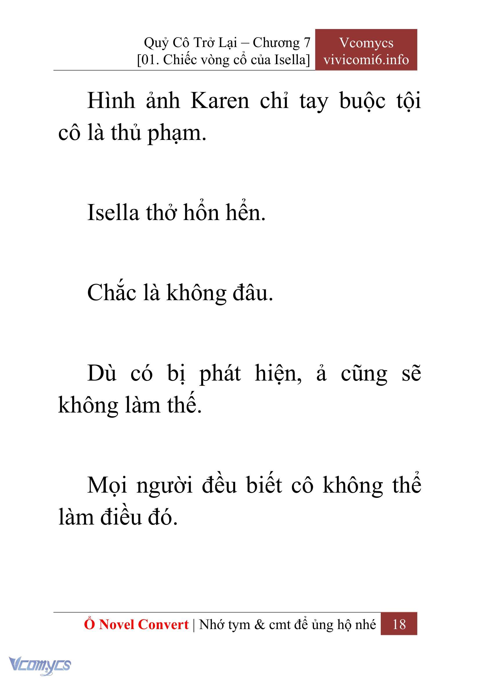 [Novel] Quý Cô Trở Lại Chapter 7 - Trang 21