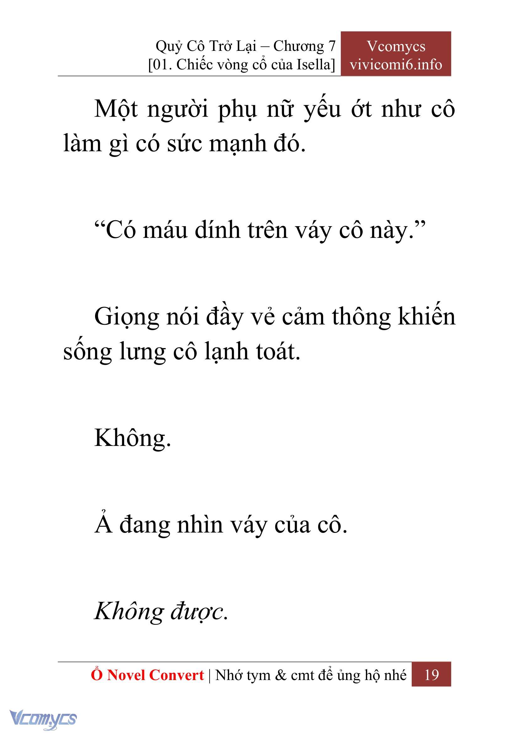 [Novel] Quý Cô Trở Lại Chapter 7 - Trang 22