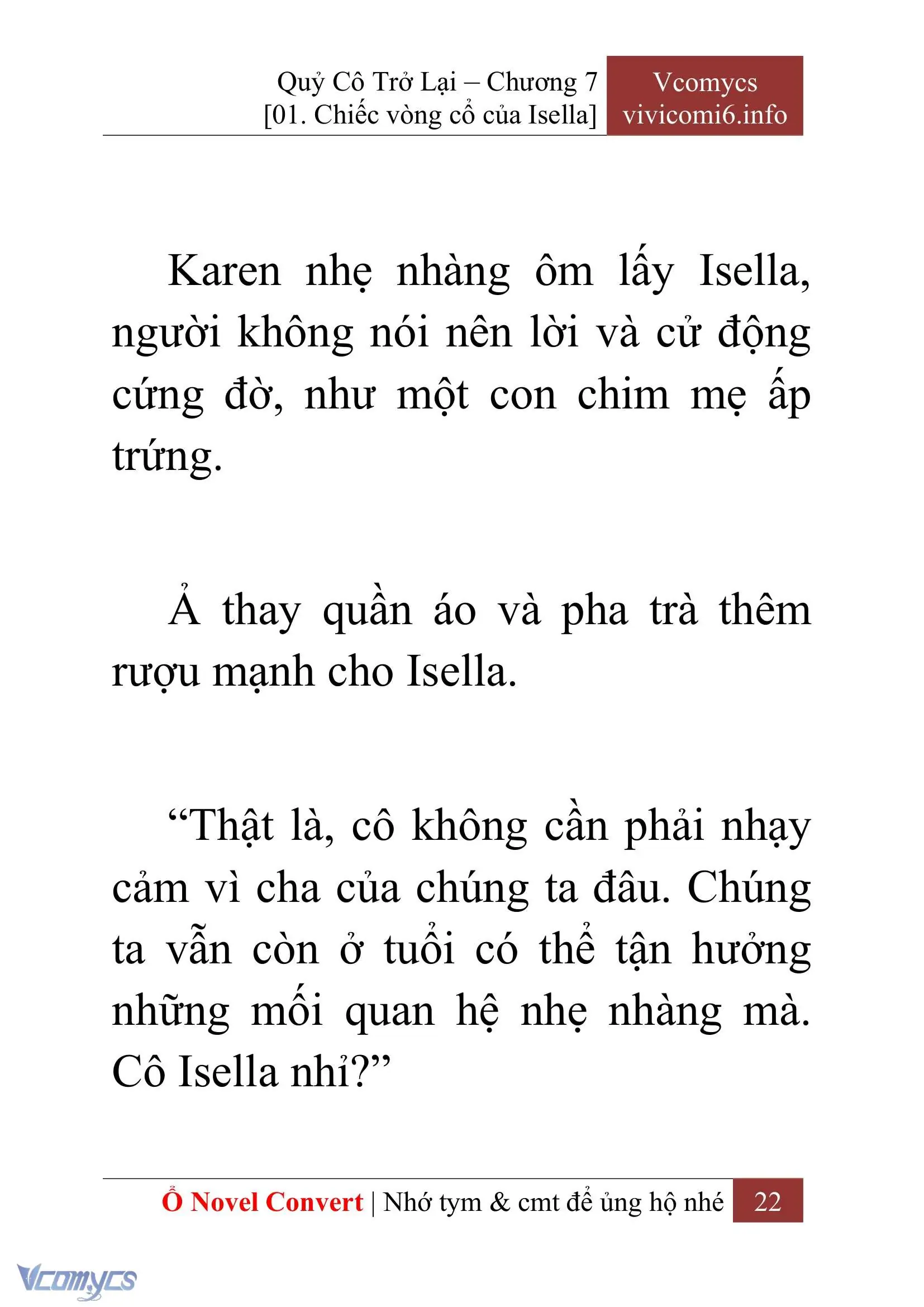 [Novel] Quý Cô Trở Lại Chapter 7 - Trang 25
