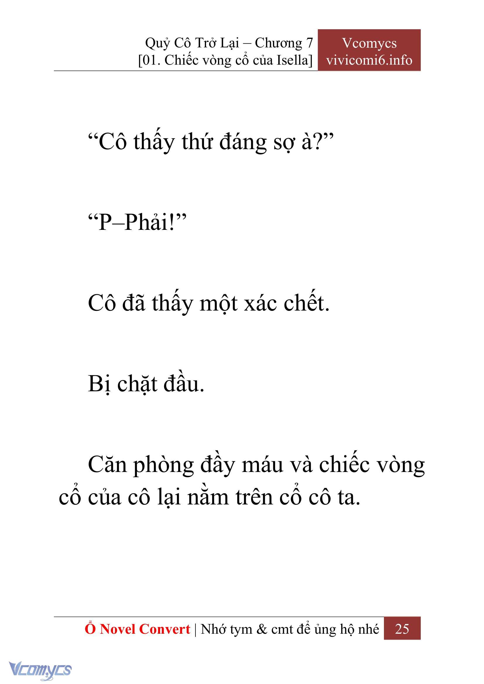 [Novel] Quý Cô Trở Lại Chapter 7 - Trang 28