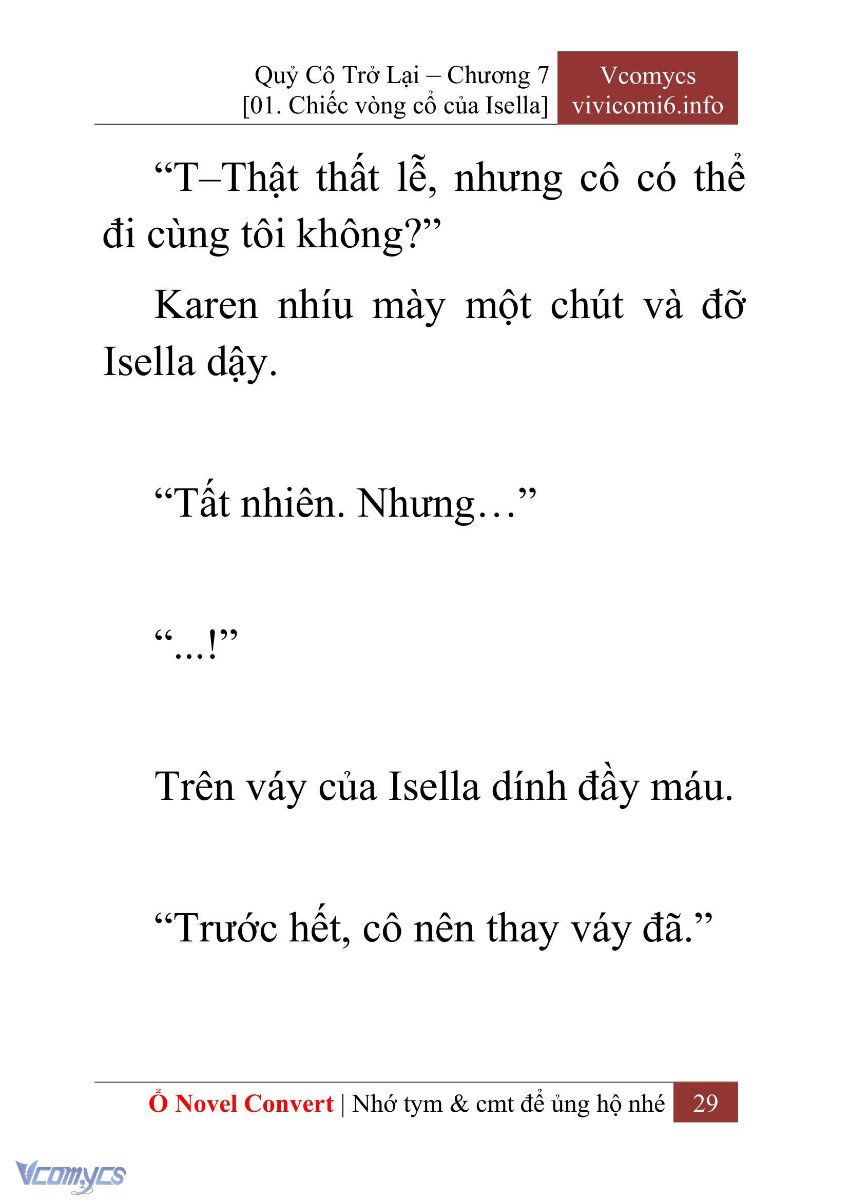 [Novel] Quý Cô Trở Lại Chapter 7 - Trang 32