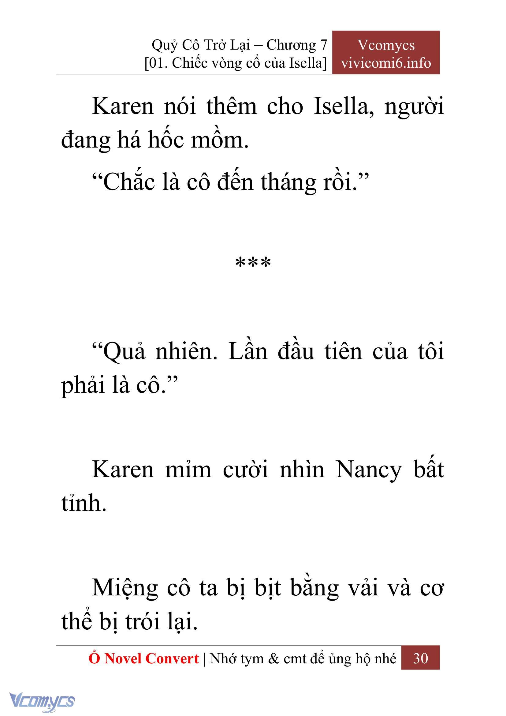 [Novel] Quý Cô Trở Lại Chapter 7 - Trang 33