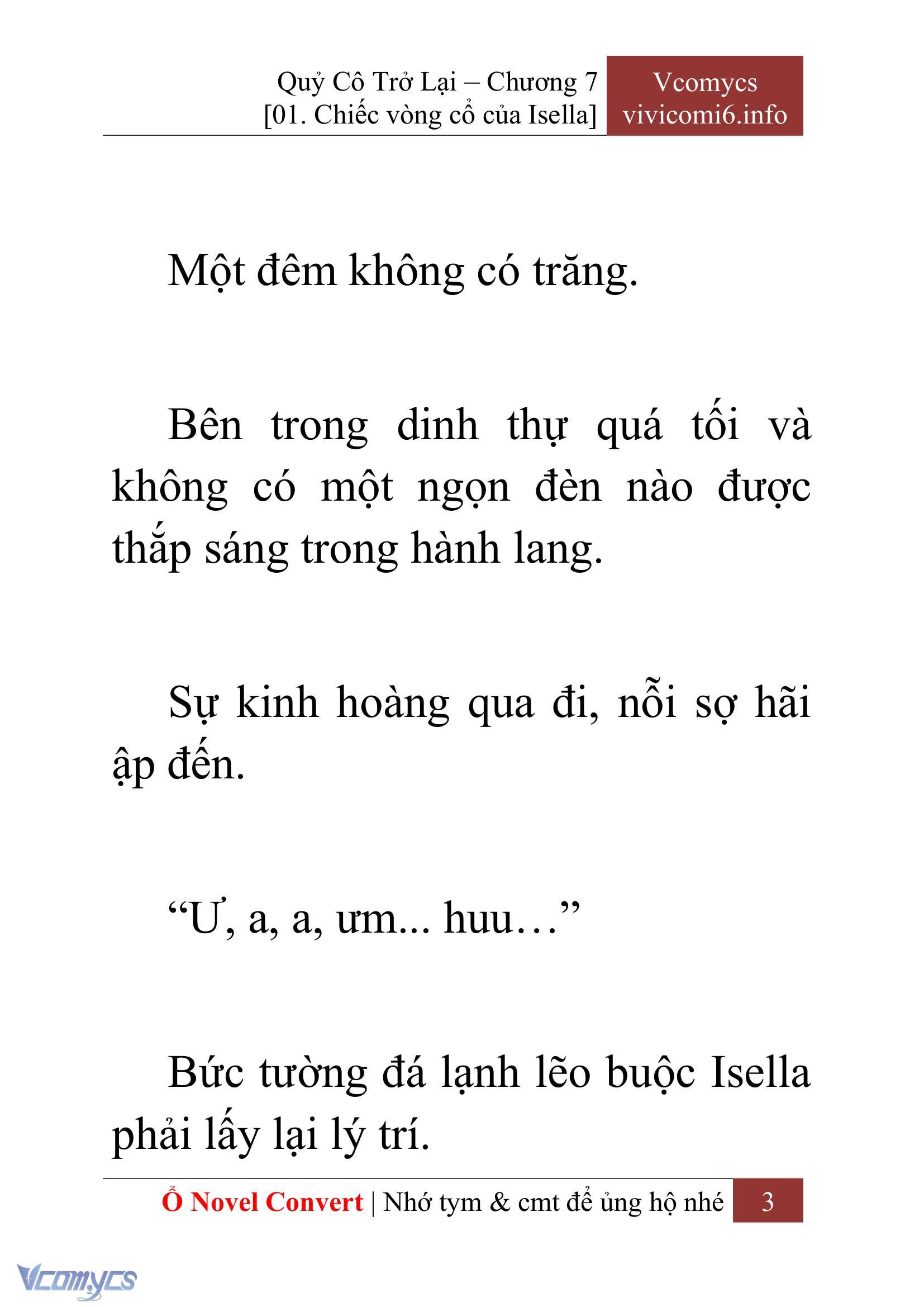 [Novel] Quý Cô Trở Lại Chapter 7 - Trang 6