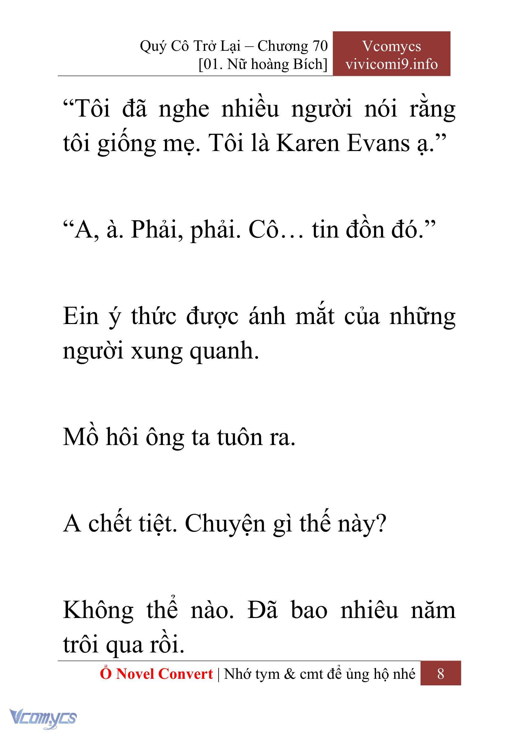 [Novel] Quý Cô Trở Lại Chapter 70 - Trang 11