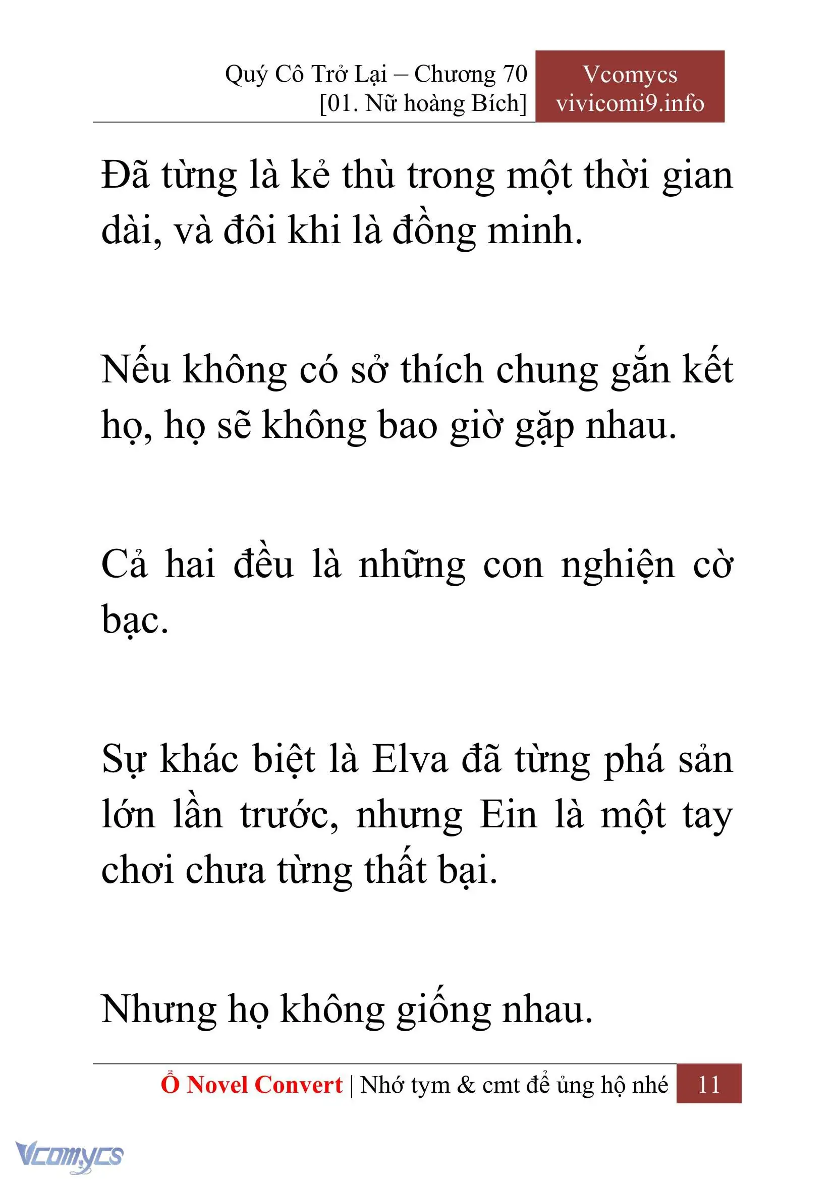[Novel] Quý Cô Trở Lại Chapter 70 - Trang 14