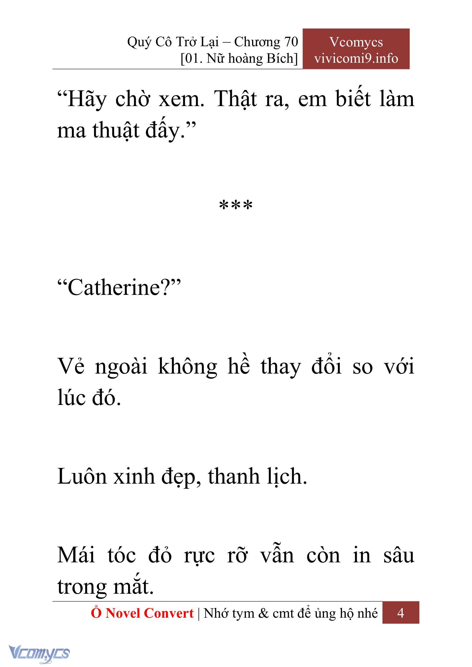 [Novel] Quý Cô Trở Lại Chapter 70 - Trang 7
