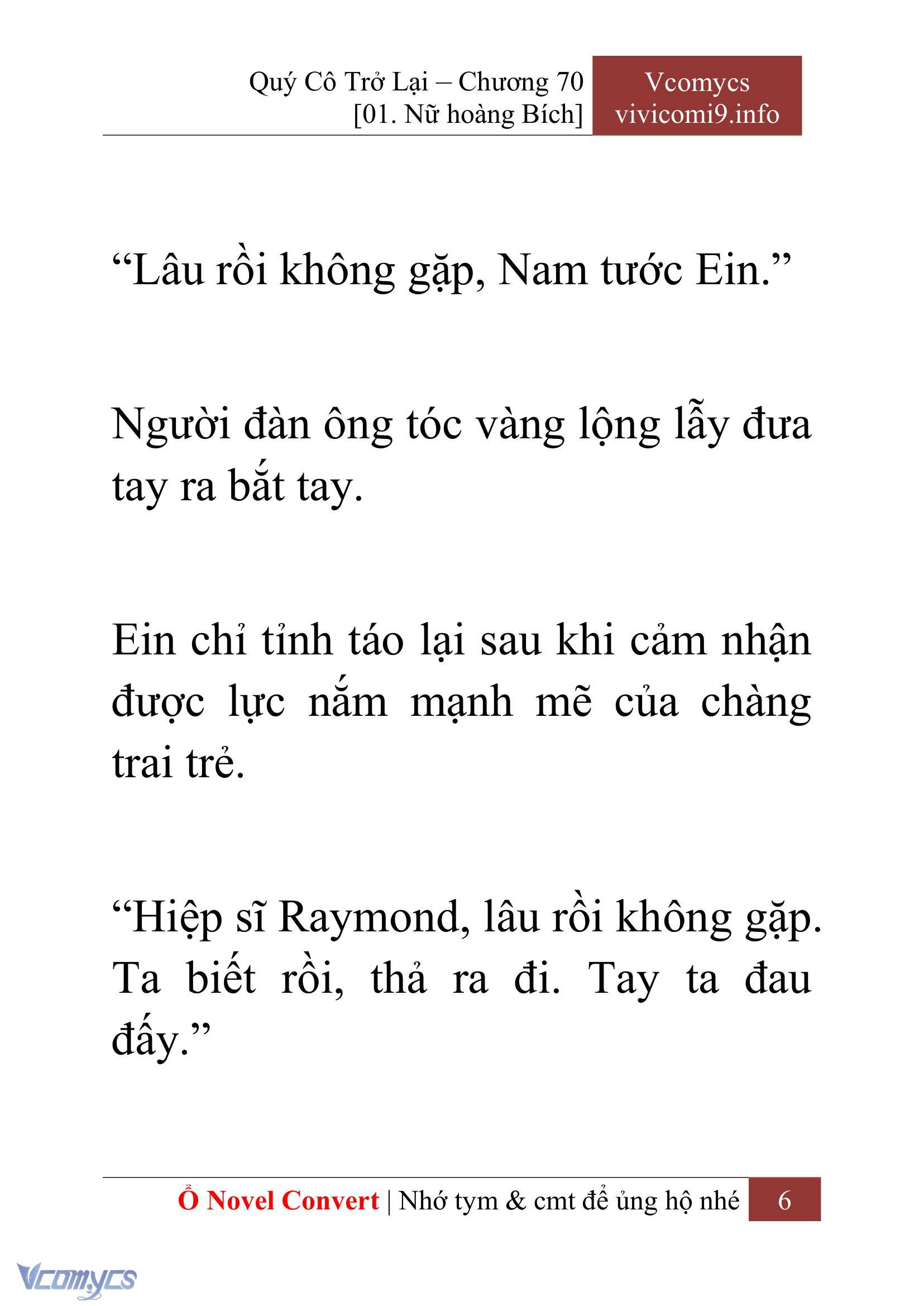 [Novel] Quý Cô Trở Lại Chapter 70 - Trang 9