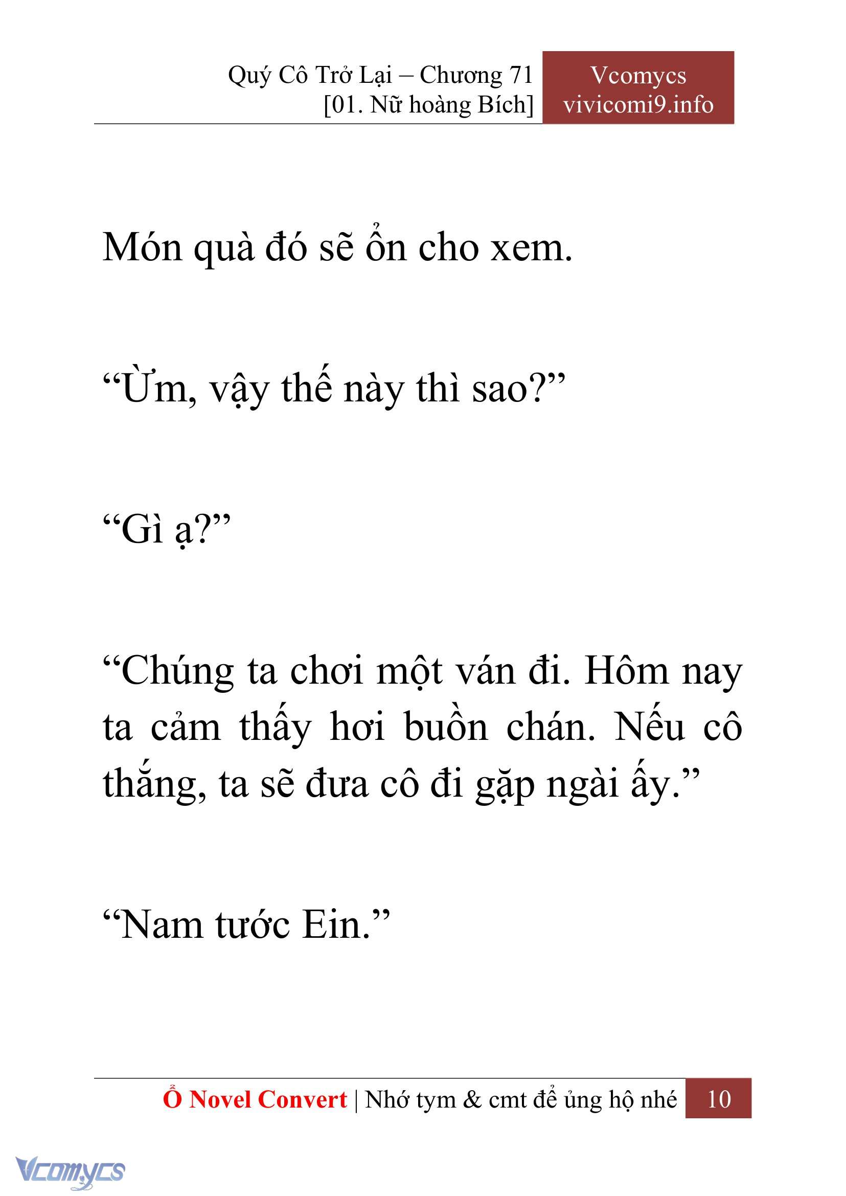 [Novel] Quý Cô Trở Lại Chapter 71 - Trang 13