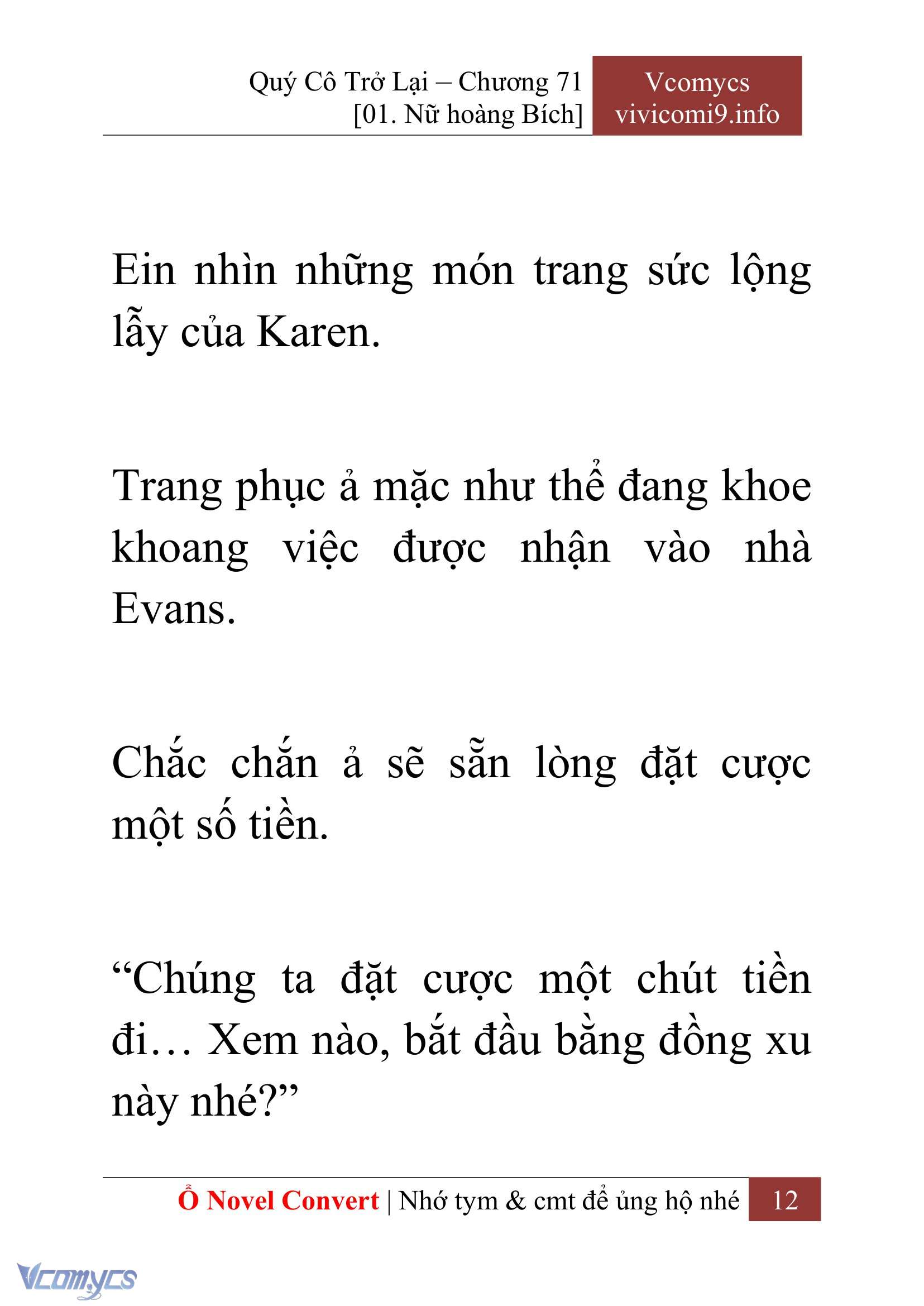 [Novel] Quý Cô Trở Lại Chapter 71 - Trang 15