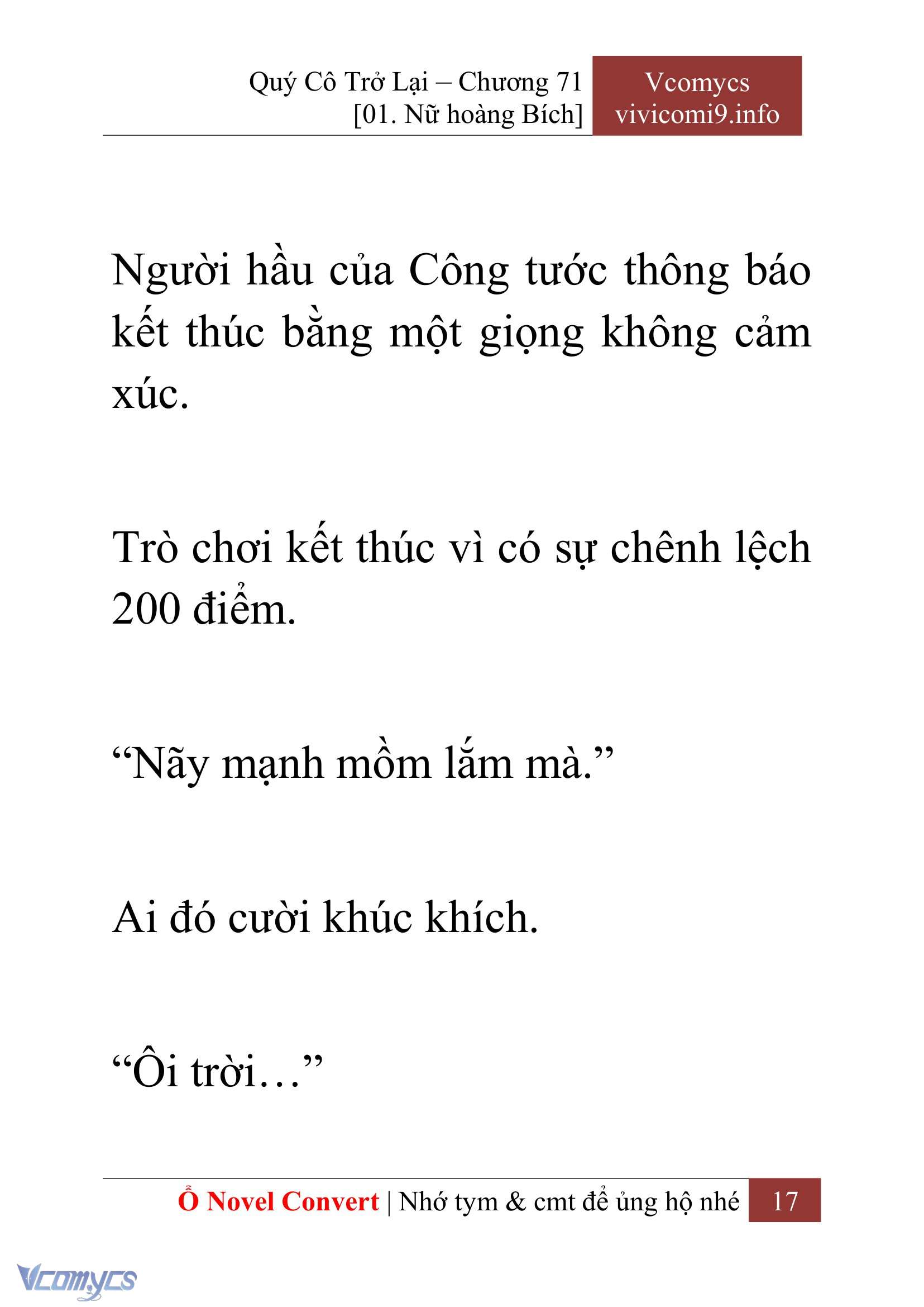 [Novel] Quý Cô Trở Lại Chapter 71 - Trang 20