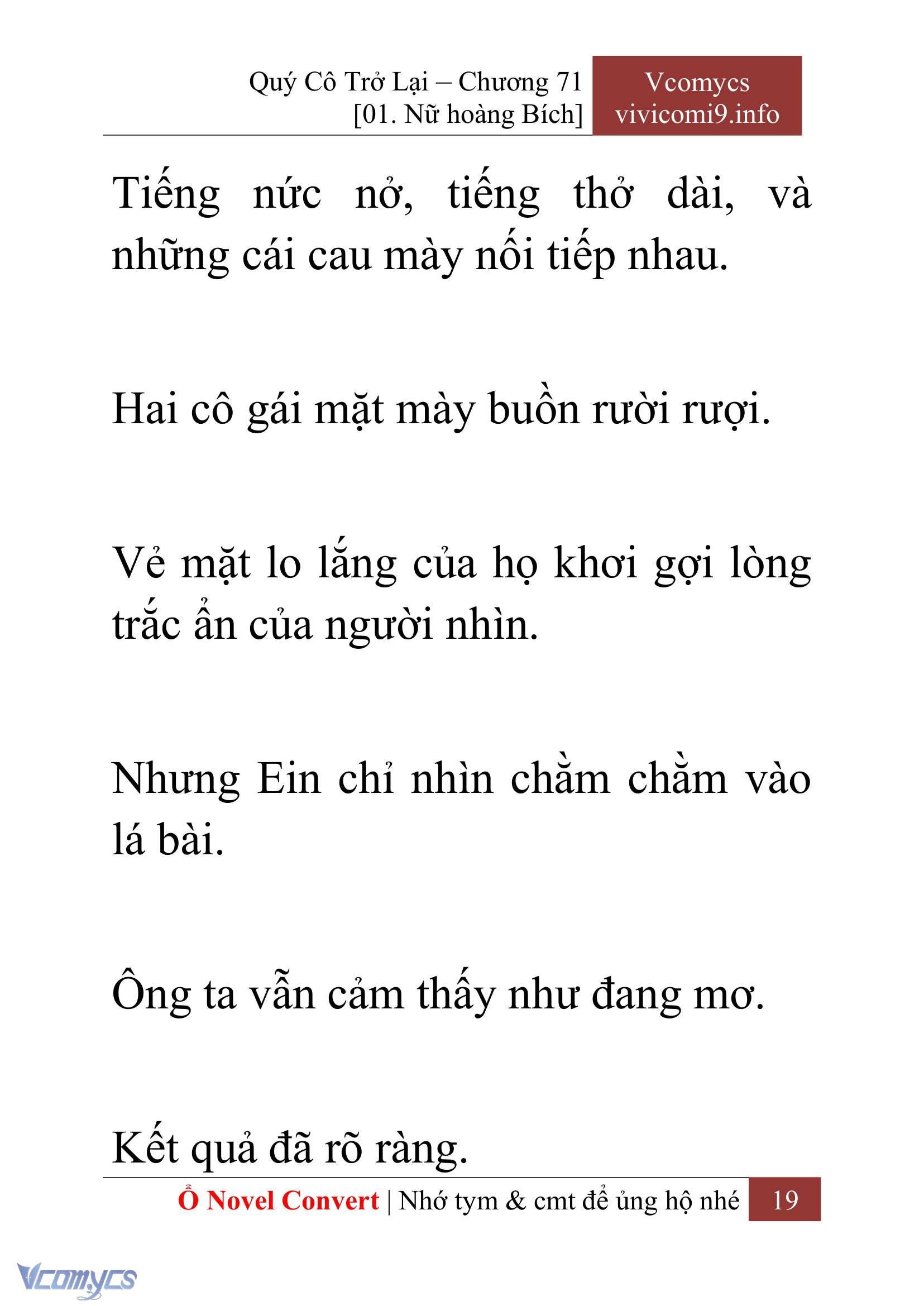 [Novel] Quý Cô Trở Lại Chapter 71 - Trang 22