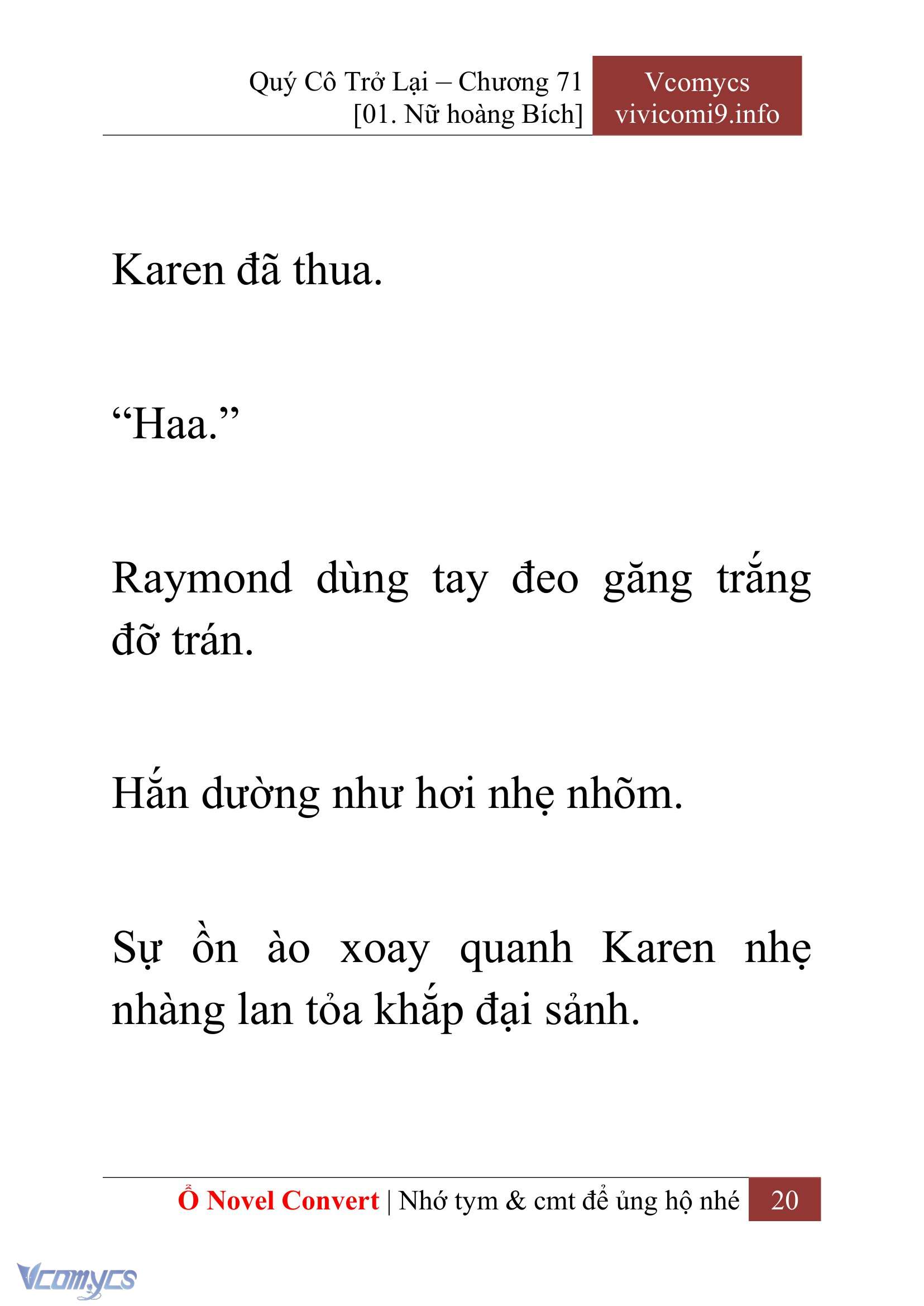 [Novel] Quý Cô Trở Lại Chapter 71 - Trang 23