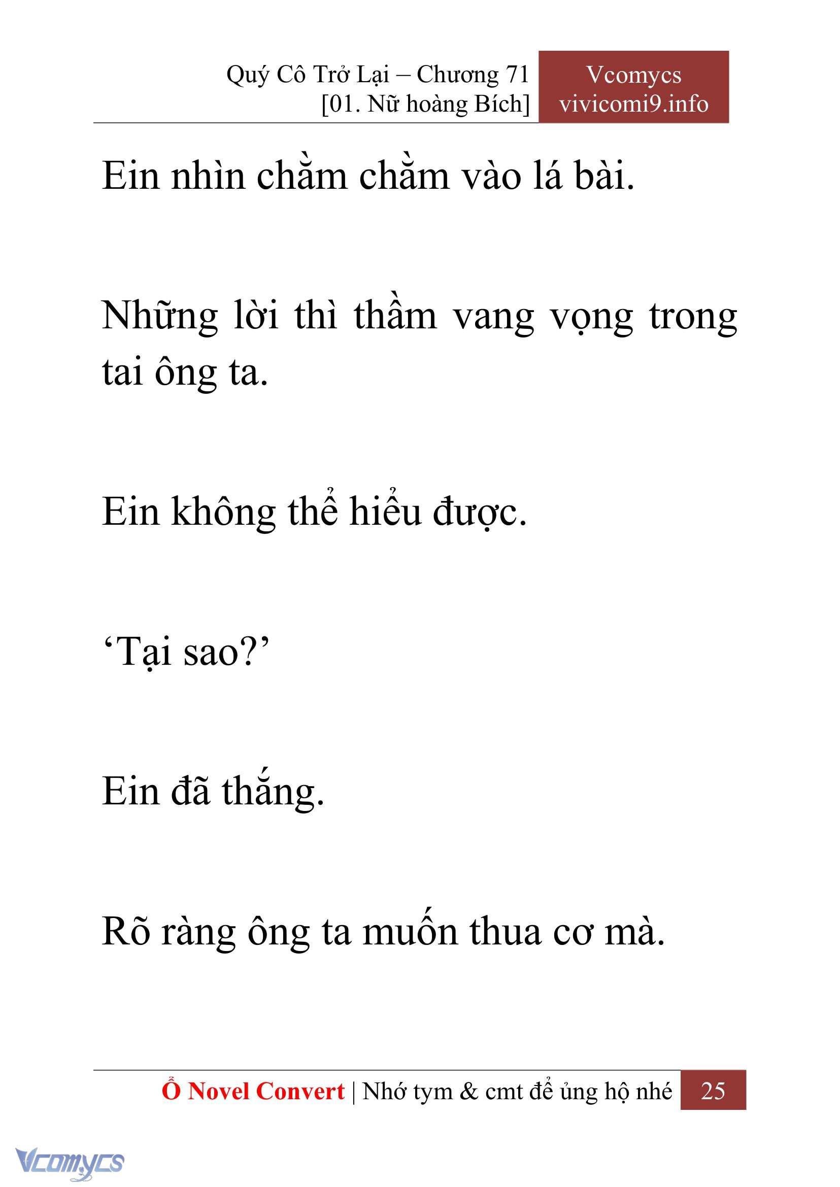 [Novel] Quý Cô Trở Lại Chapter 71 - Trang 28