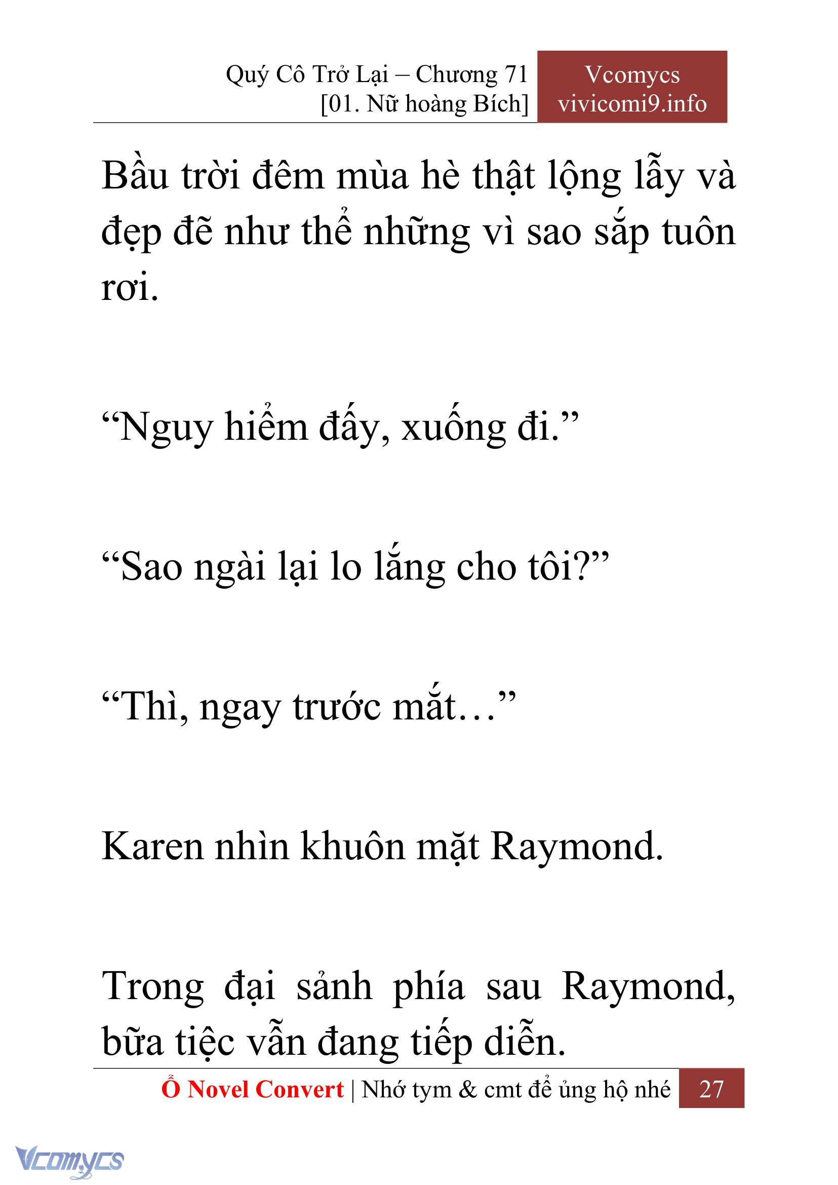 [Novel] Quý Cô Trở Lại Chapter 71 - Trang 30