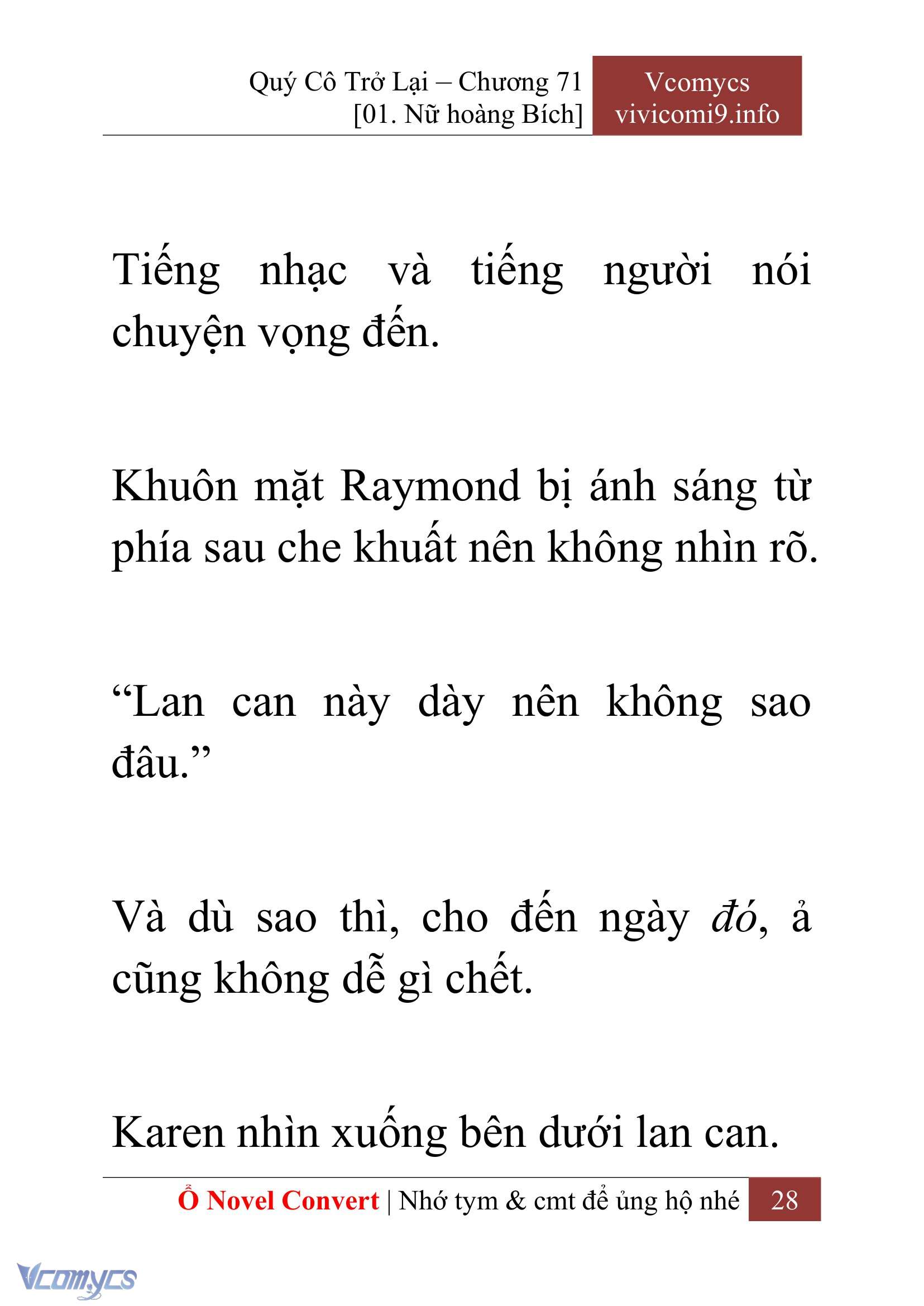 [Novel] Quý Cô Trở Lại Chapter 71 - Trang 31