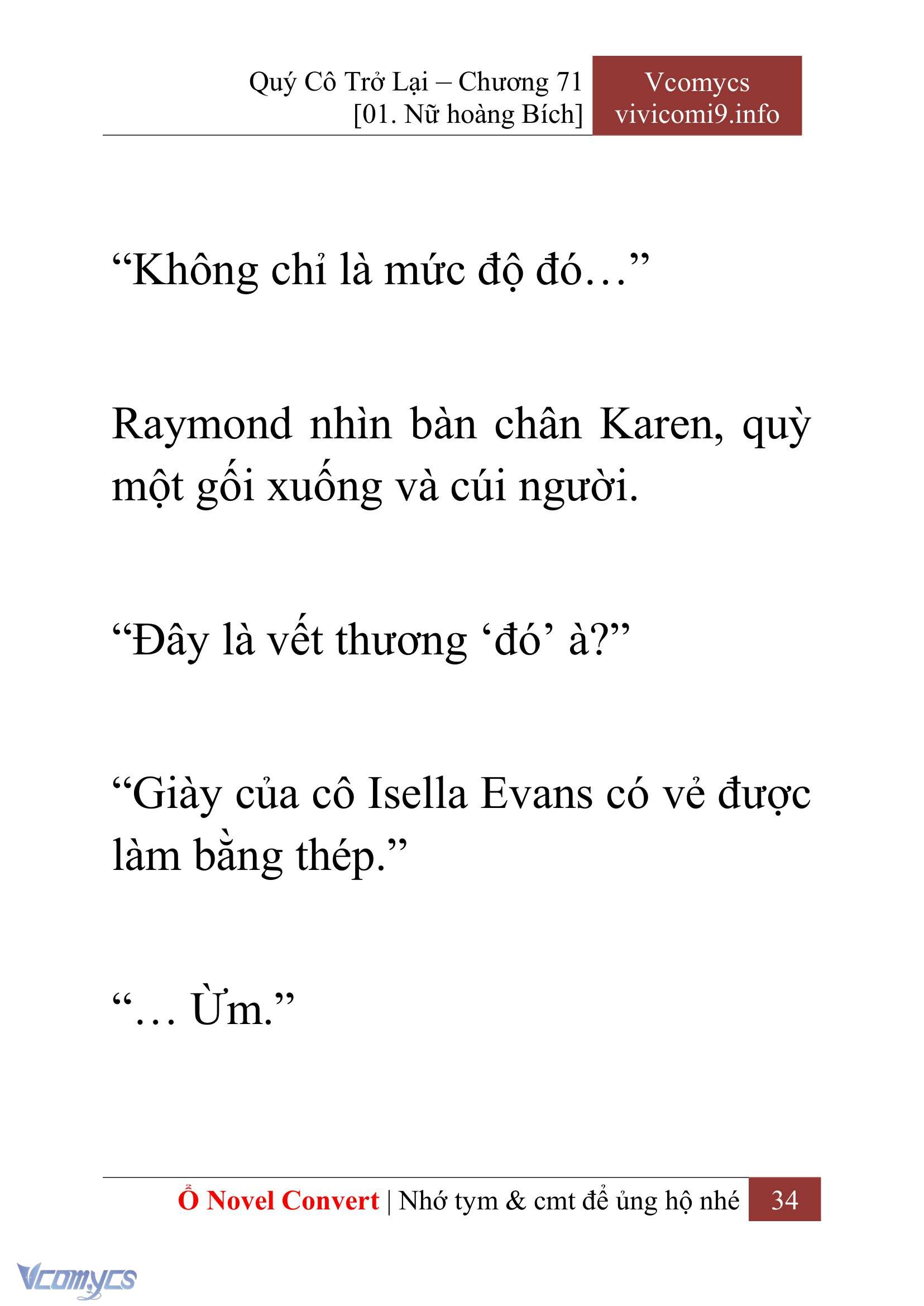 [Novel] Quý Cô Trở Lại Chapter 71 - Trang 37