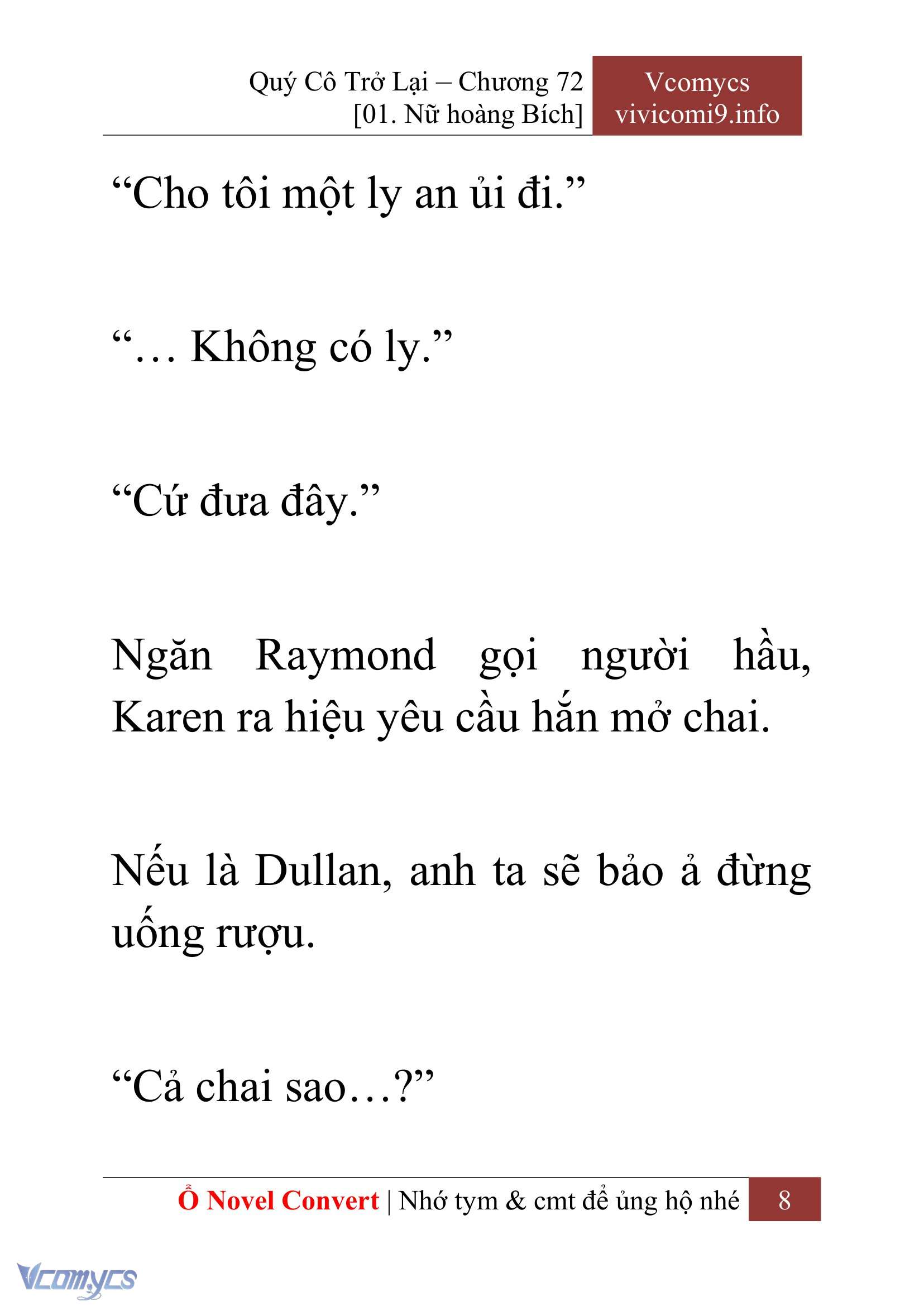 [Novel] Quý Cô Trở Lại Chapter 72 - Trang 11