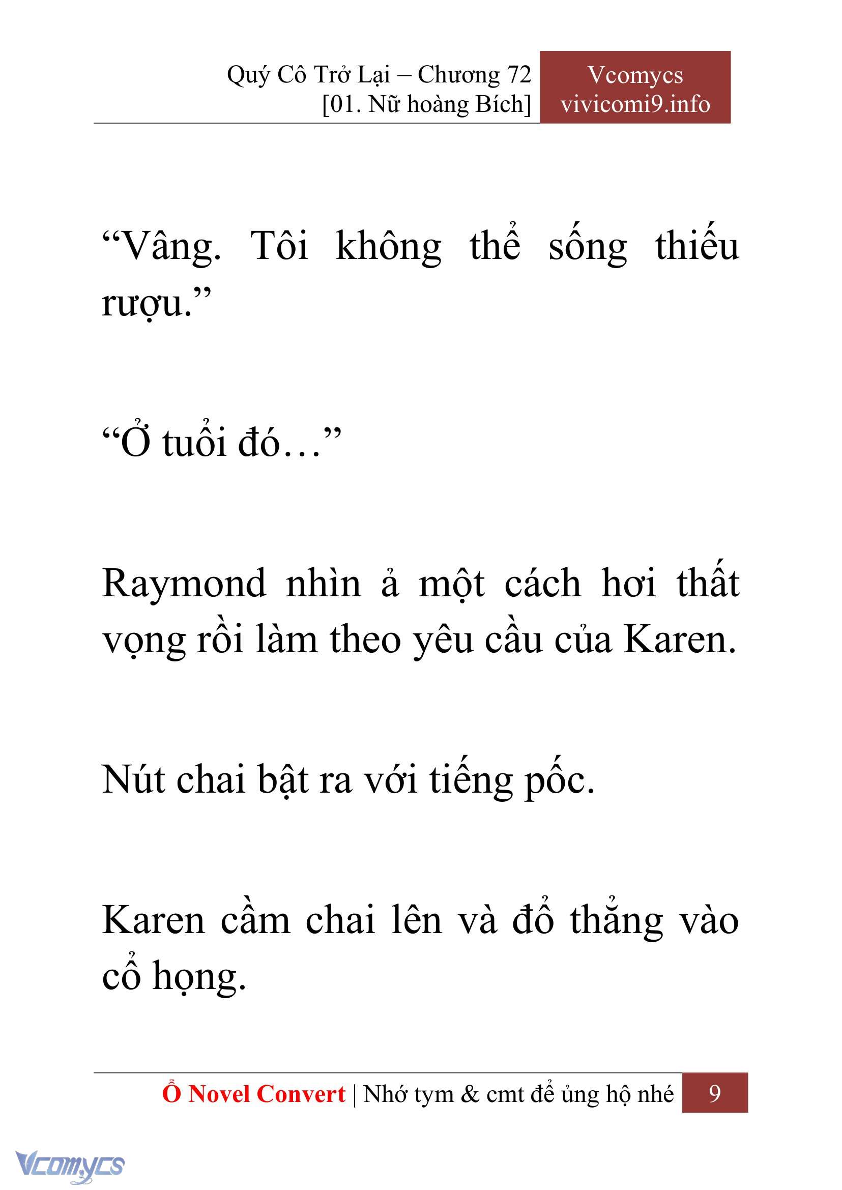 [Novel] Quý Cô Trở Lại Chapter 72 - Trang 12