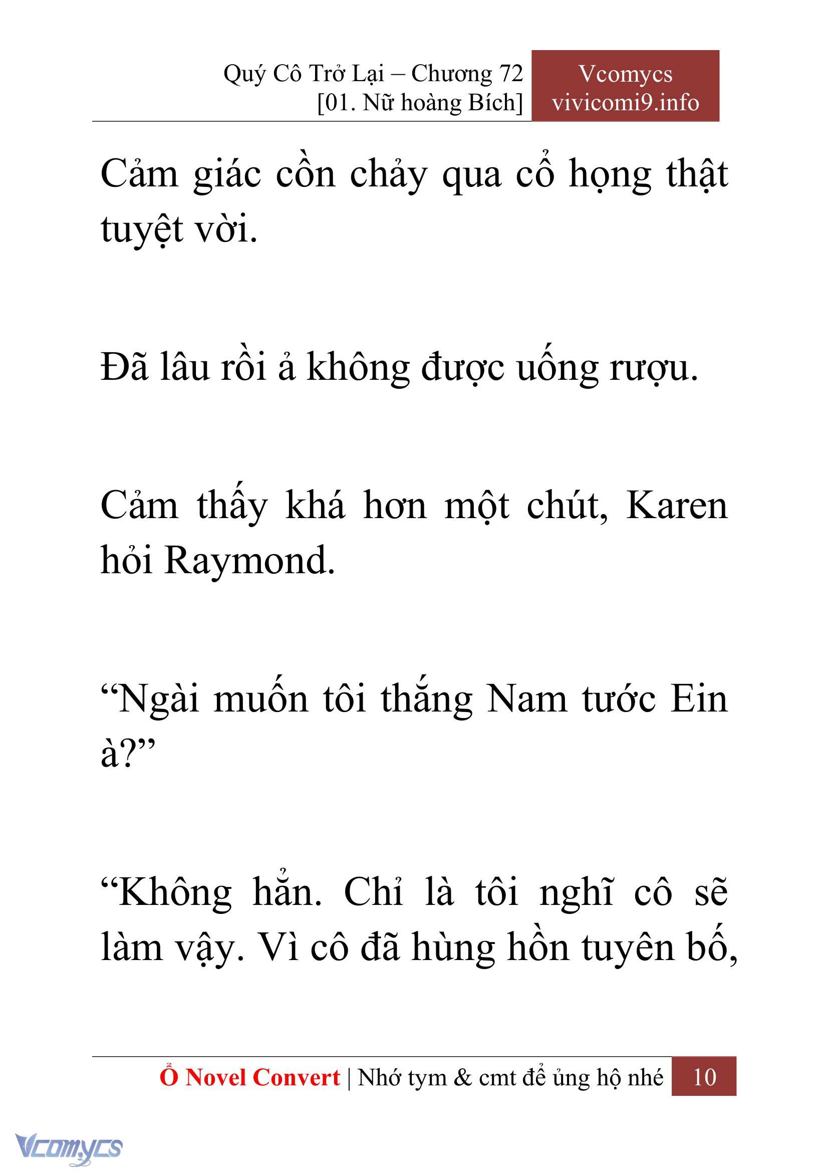 [Novel] Quý Cô Trở Lại Chapter 72 - Trang 13