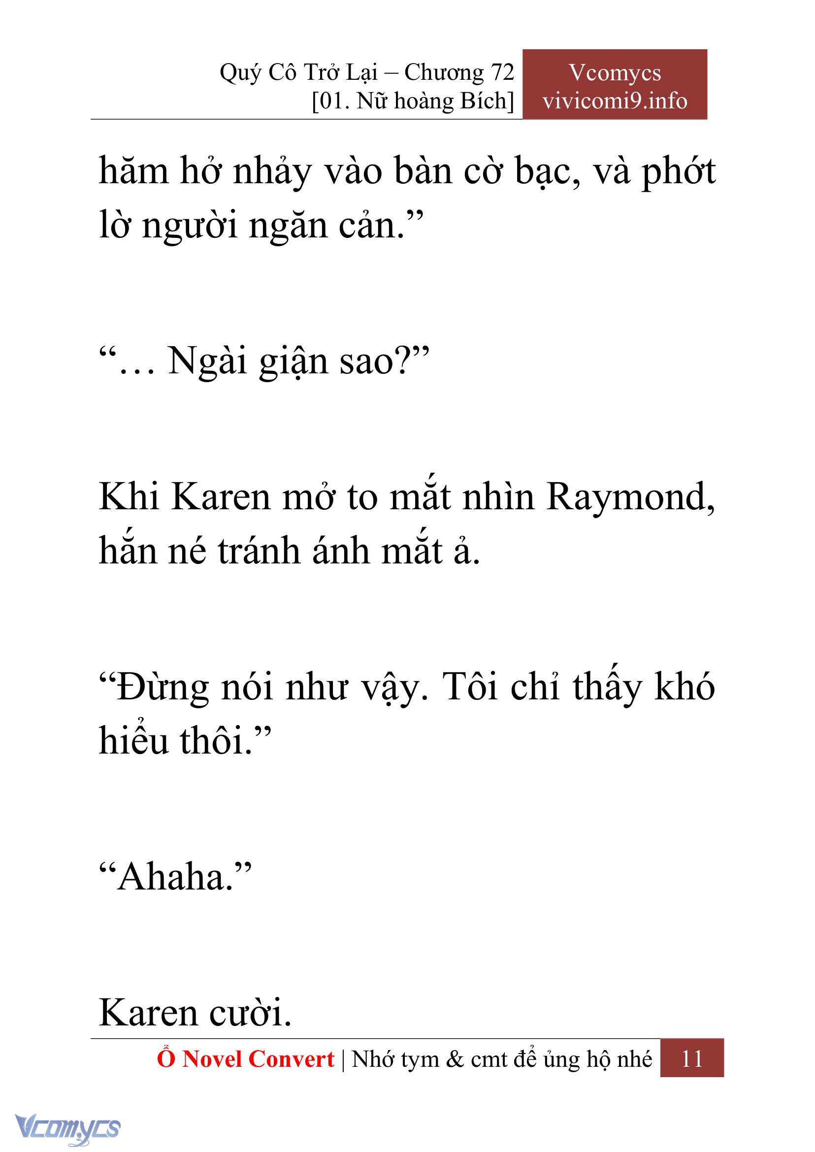 [Novel] Quý Cô Trở Lại Chapter 72 - Trang 14