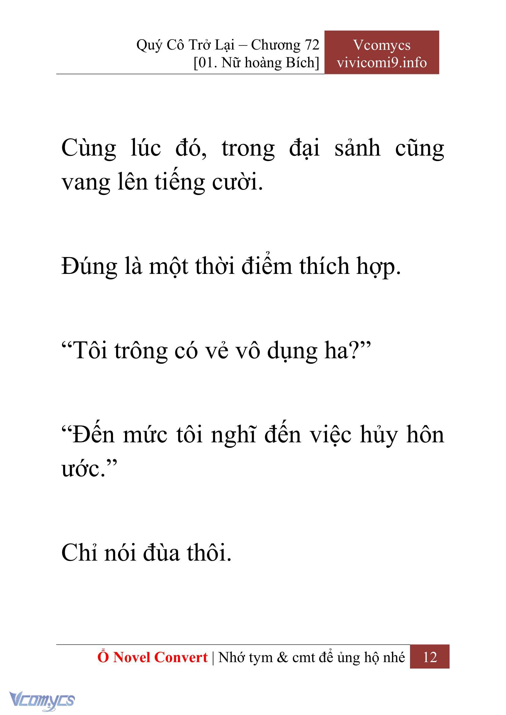[Novel] Quý Cô Trở Lại Chapter 72 - Trang 15