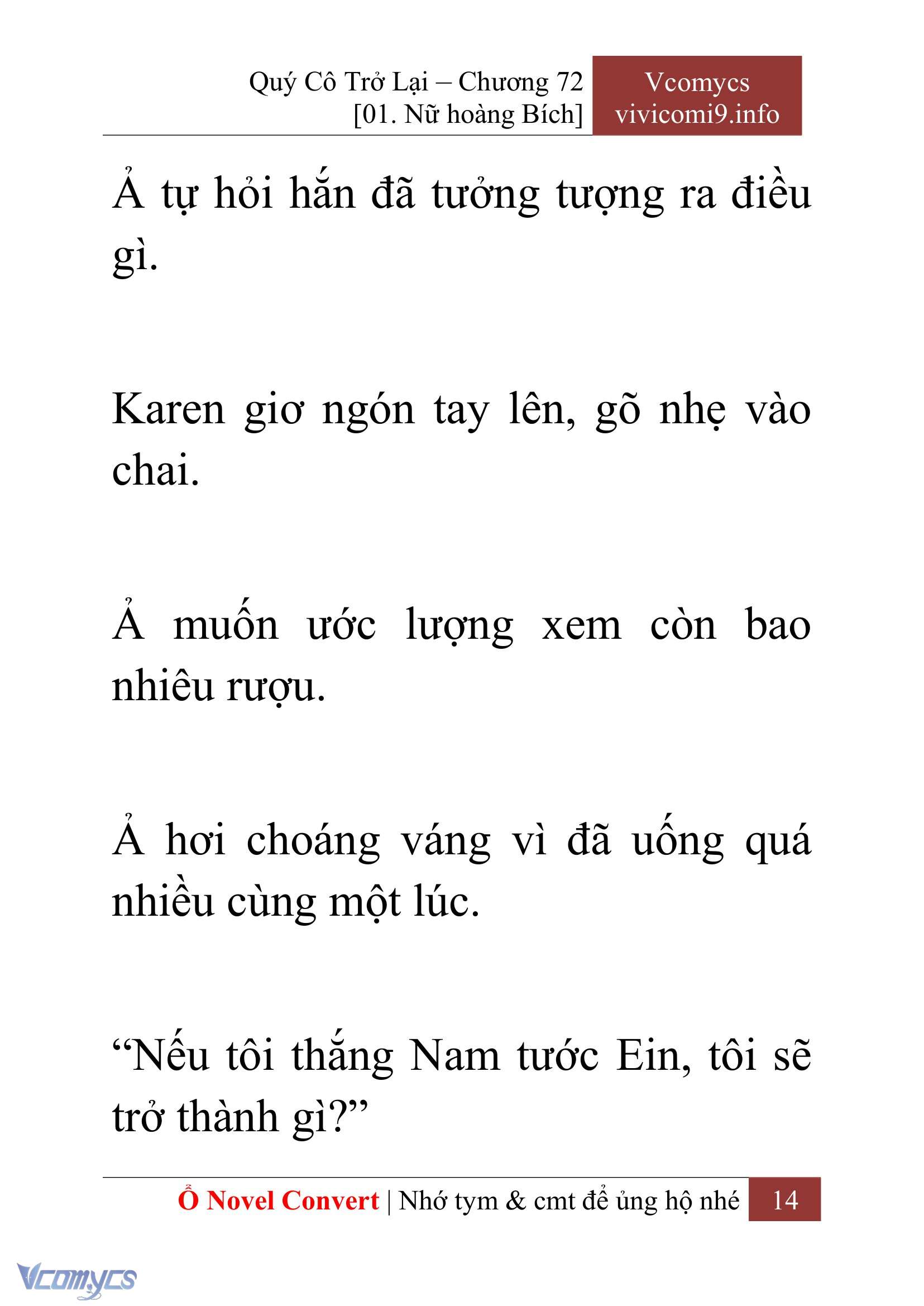 [Novel] Quý Cô Trở Lại Chapter 72 - Trang 17