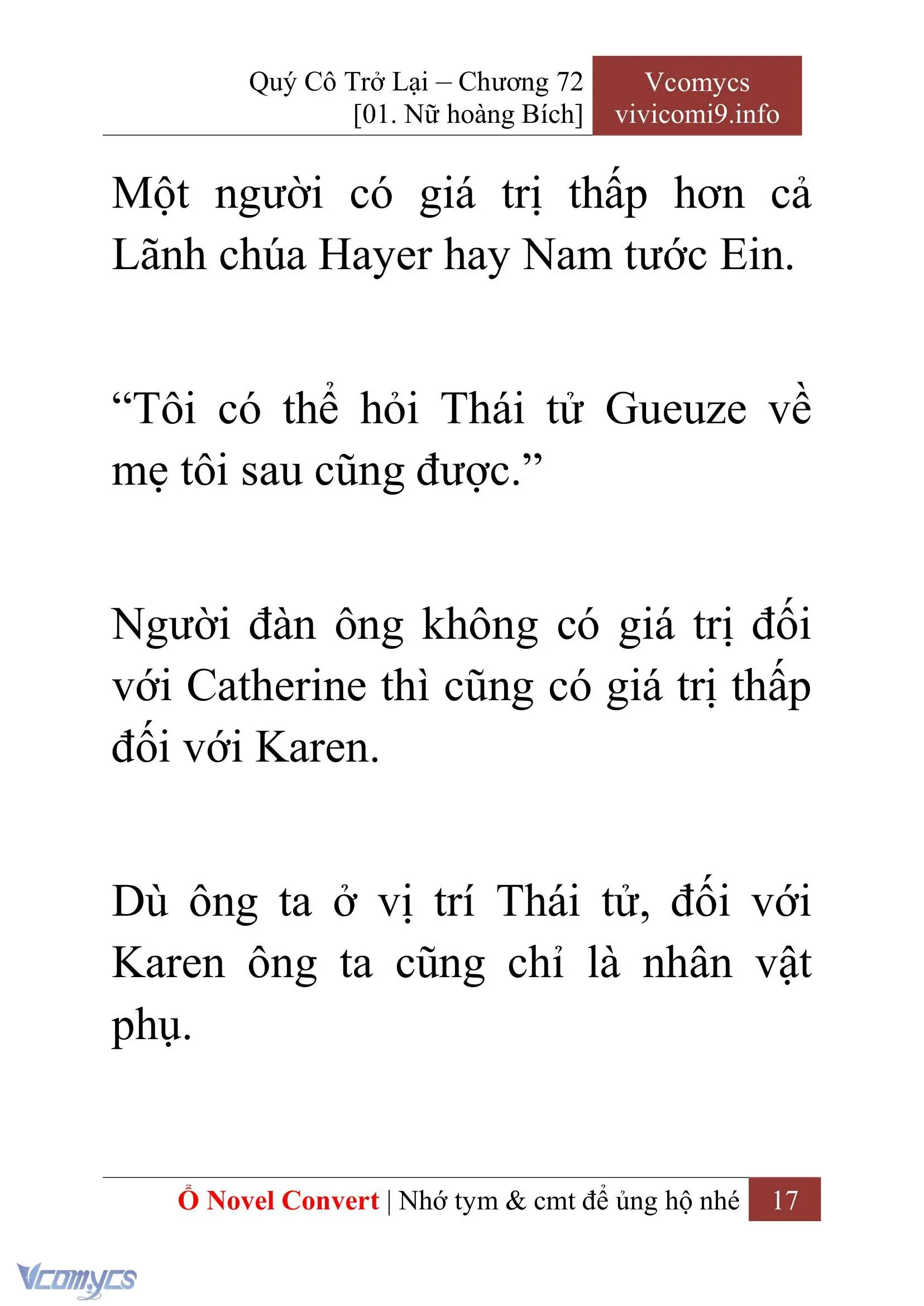 [Novel] Quý Cô Trở Lại Chapter 72 - Trang 20