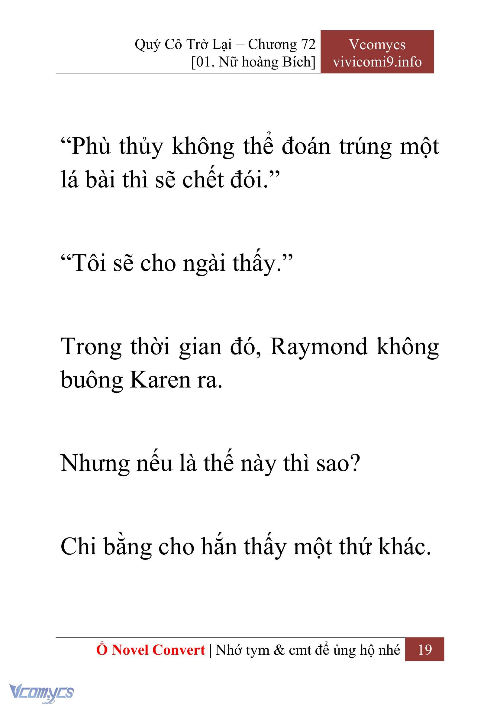 [Novel] Quý Cô Trở Lại Chapter 72 - Trang 22