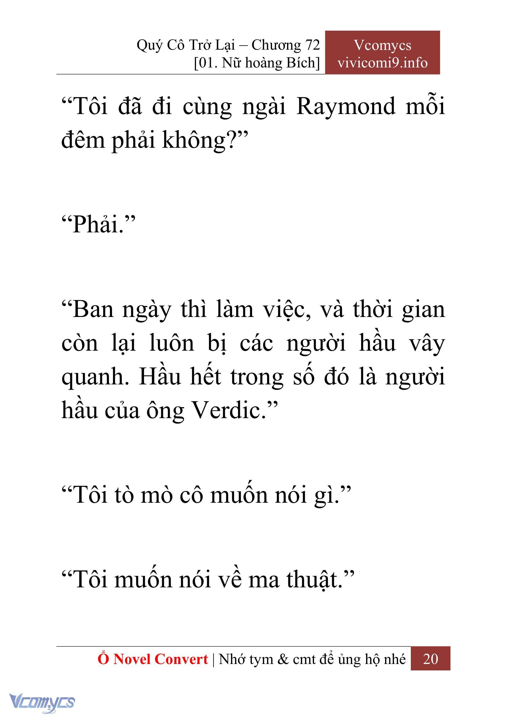 [Novel] Quý Cô Trở Lại Chapter 72 - Trang 23