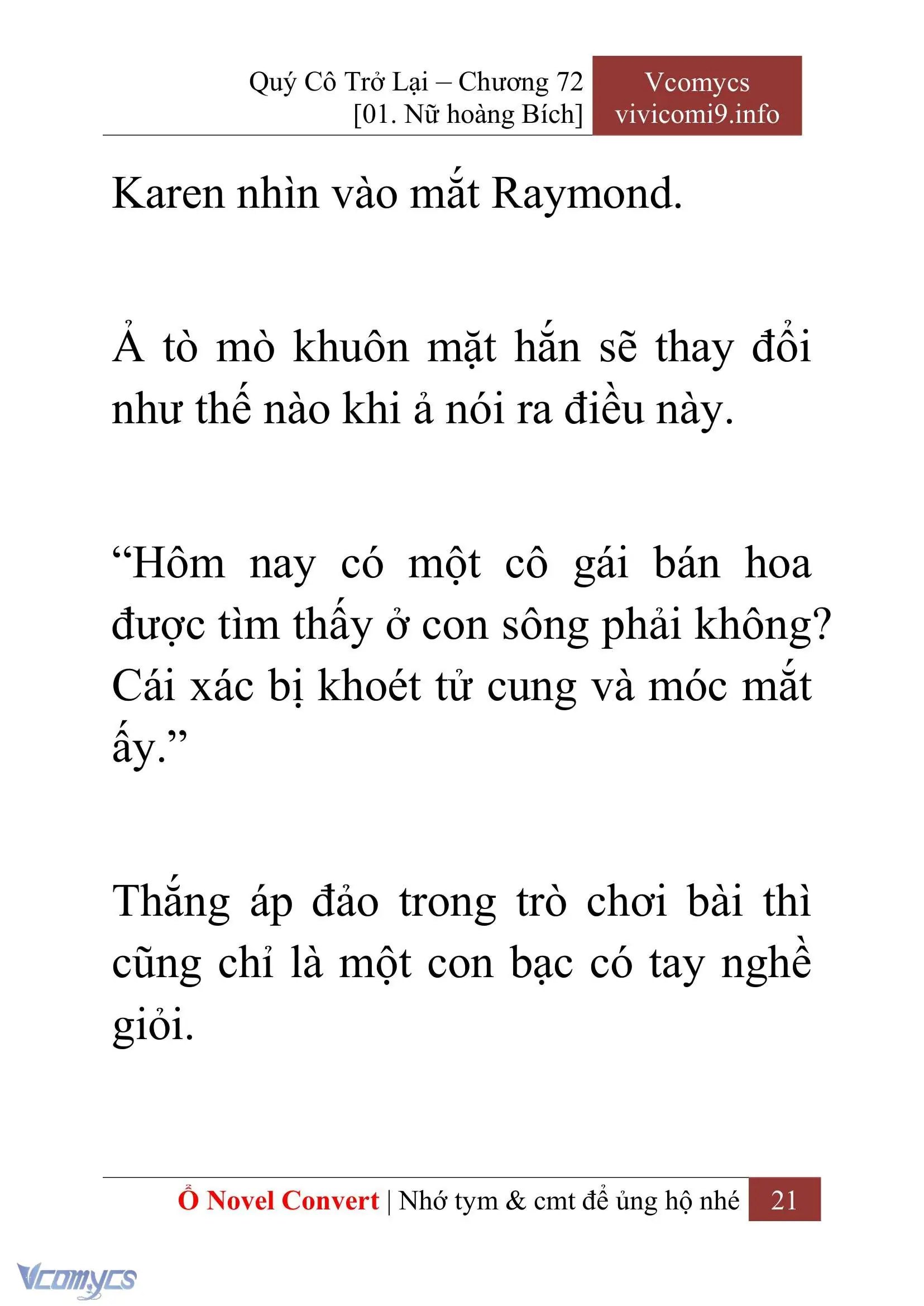 [Novel] Quý Cô Trở Lại Chapter 72 - Trang 24