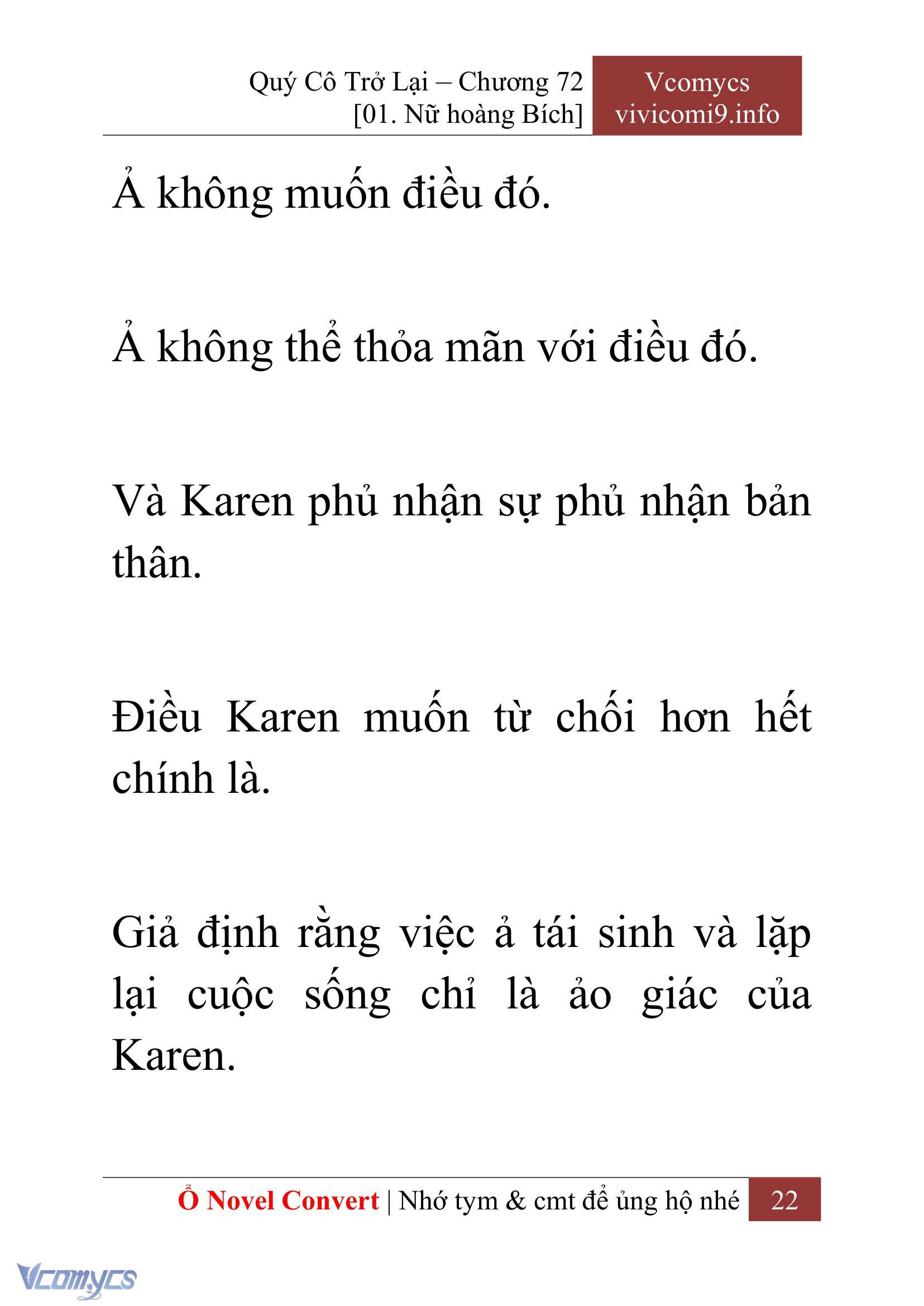 [Novel] Quý Cô Trở Lại Chapter 72 - Trang 25