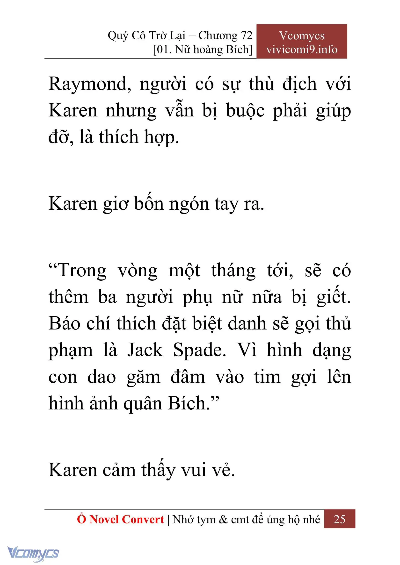 [Novel] Quý Cô Trở Lại Chapter 72 - Trang 28