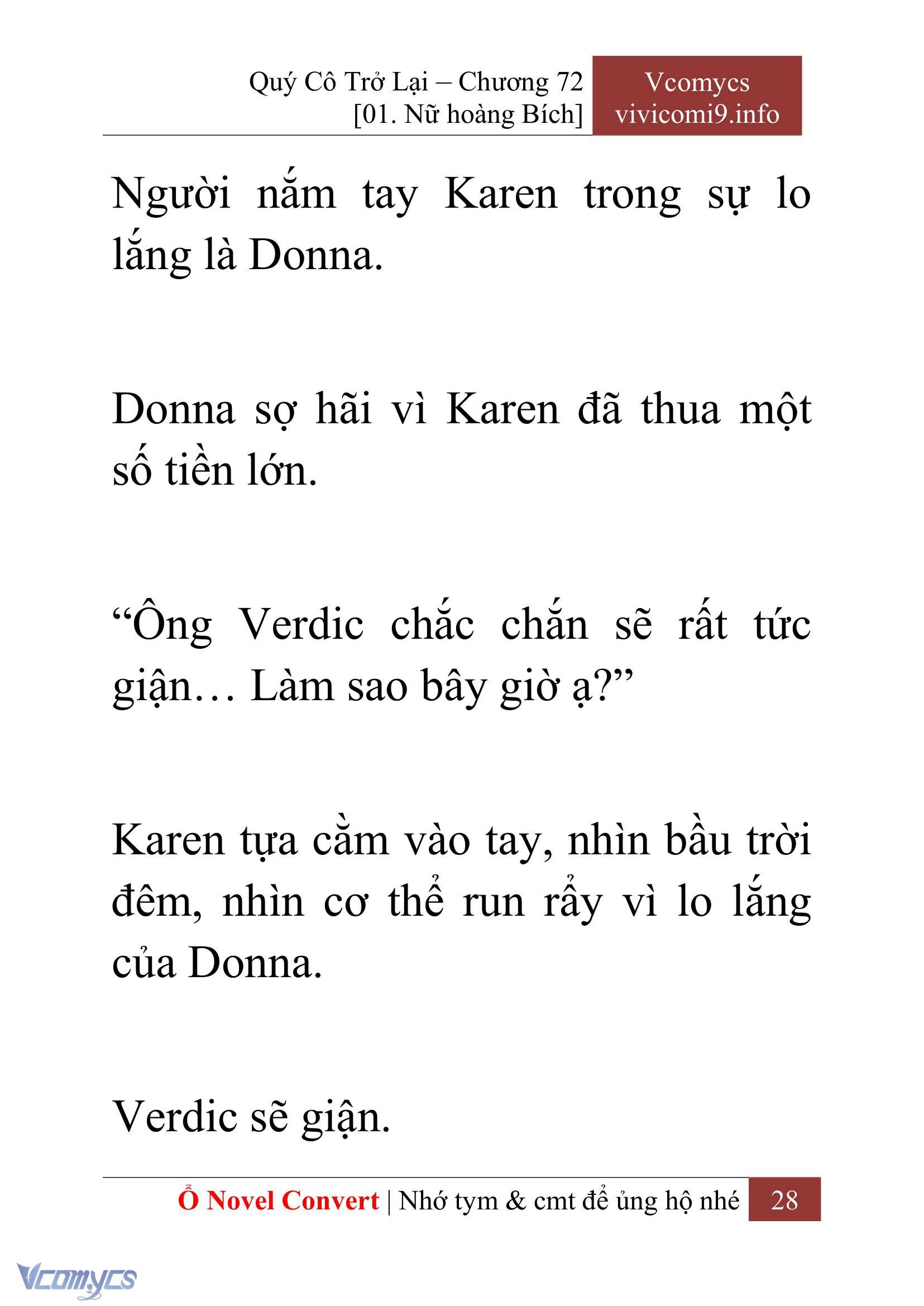 [Novel] Quý Cô Trở Lại Chapter 72 - Trang 31