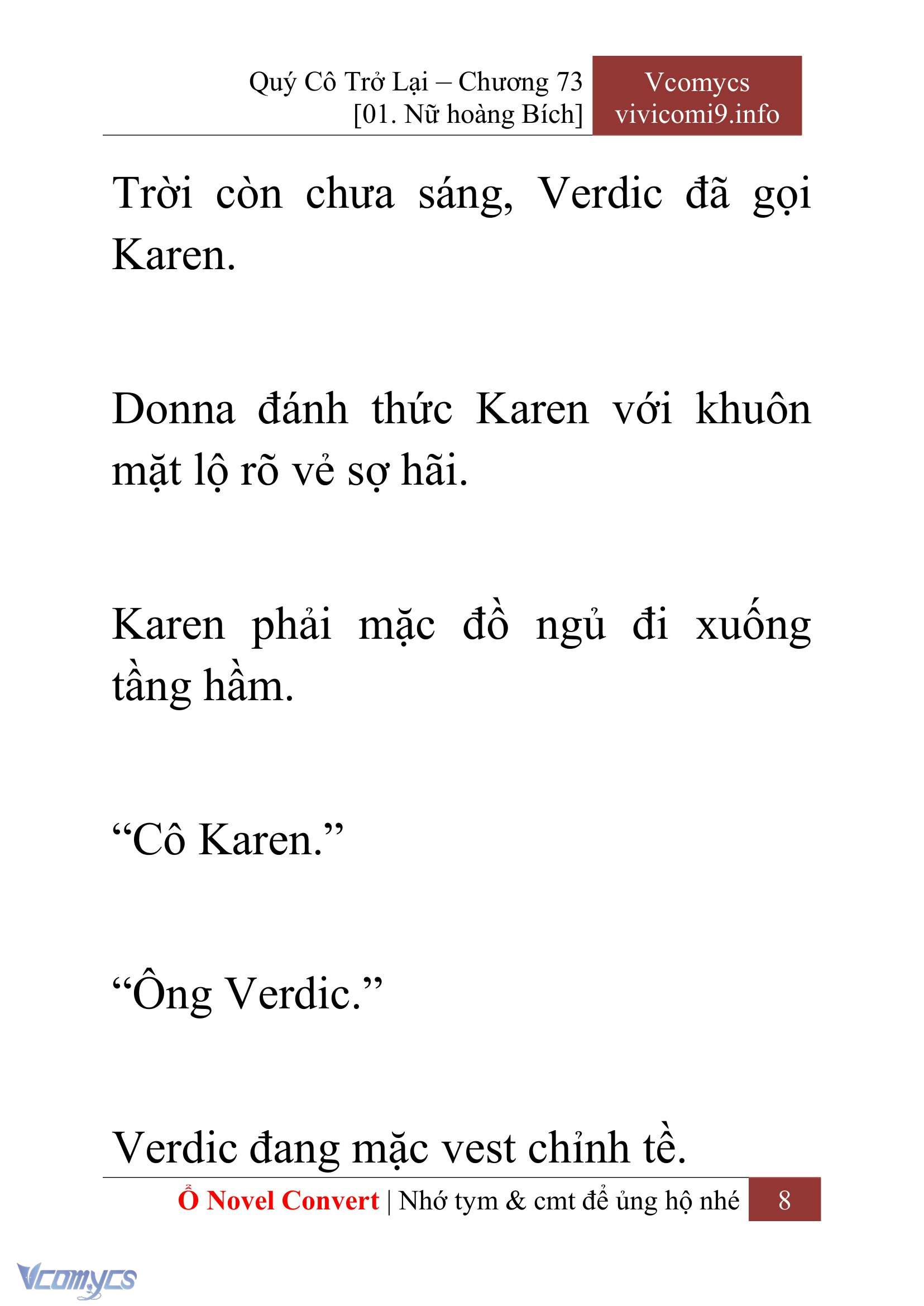 [Novel] Quý Cô Trở Lại Chapter 73 - Trang 11