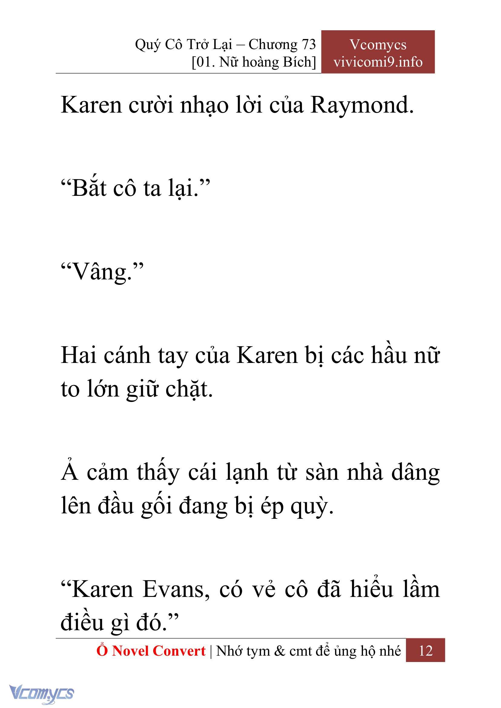[Novel] Quý Cô Trở Lại Chapter 73 - Trang 15