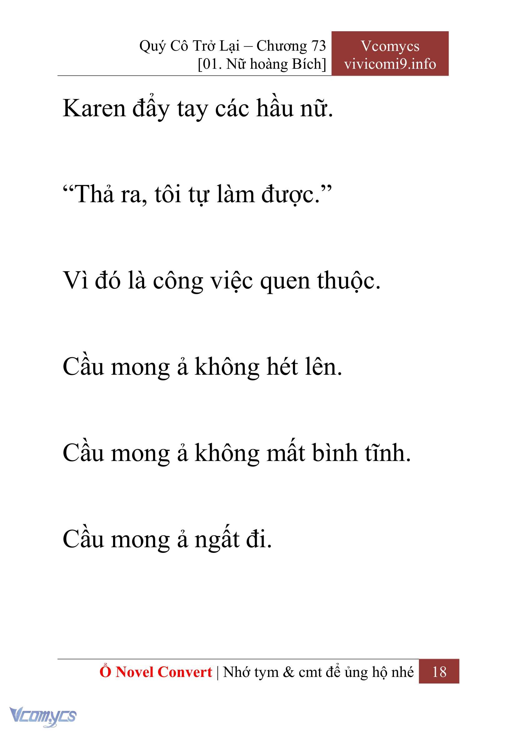 [Novel] Quý Cô Trở Lại Chapter 73 - Trang 21