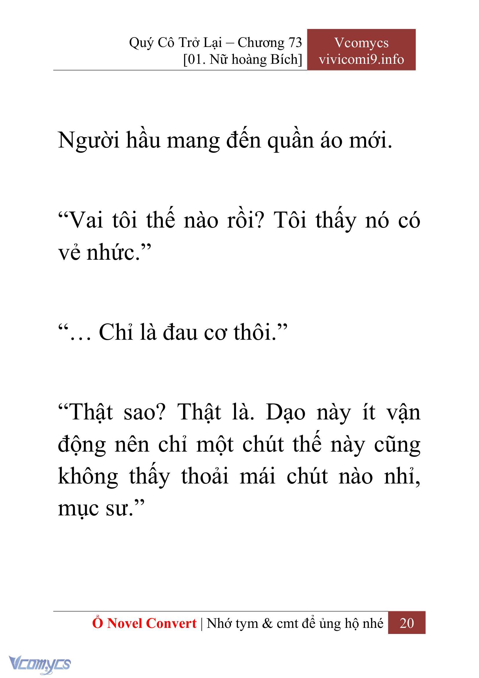 [Novel] Quý Cô Trở Lại Chapter 73 - Trang 23