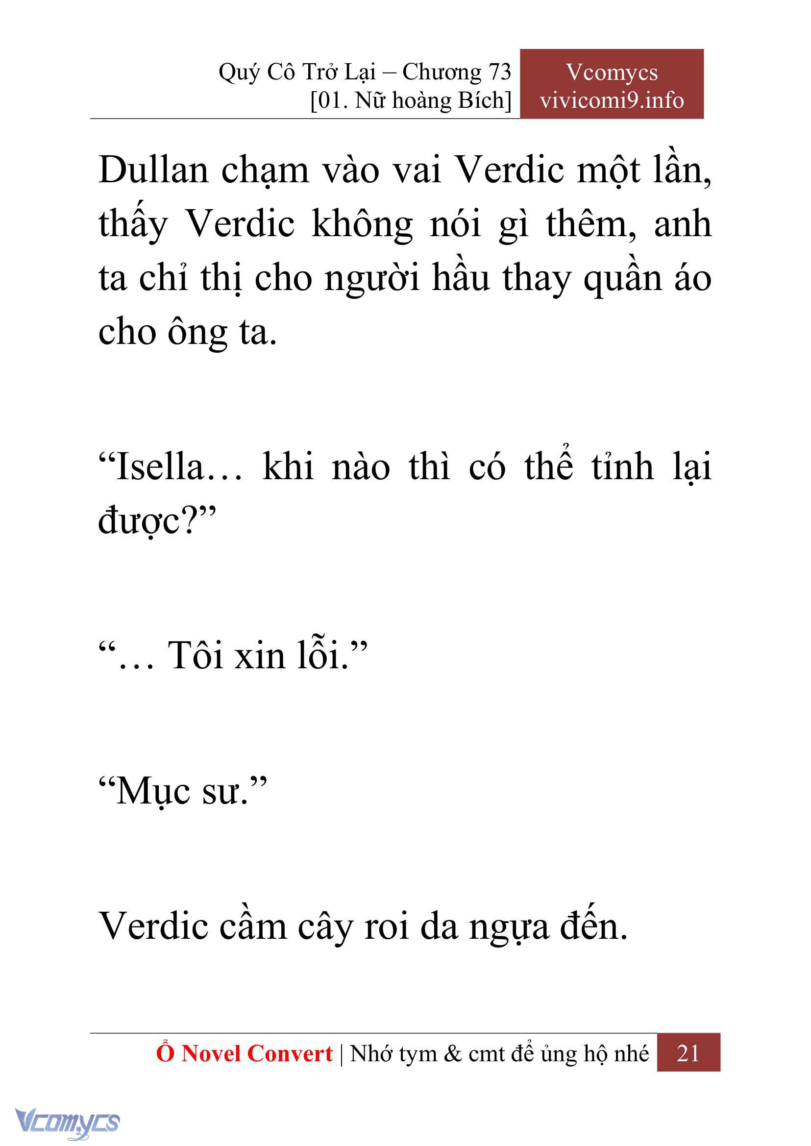 [Novel] Quý Cô Trở Lại Chapter 73 - Trang 24