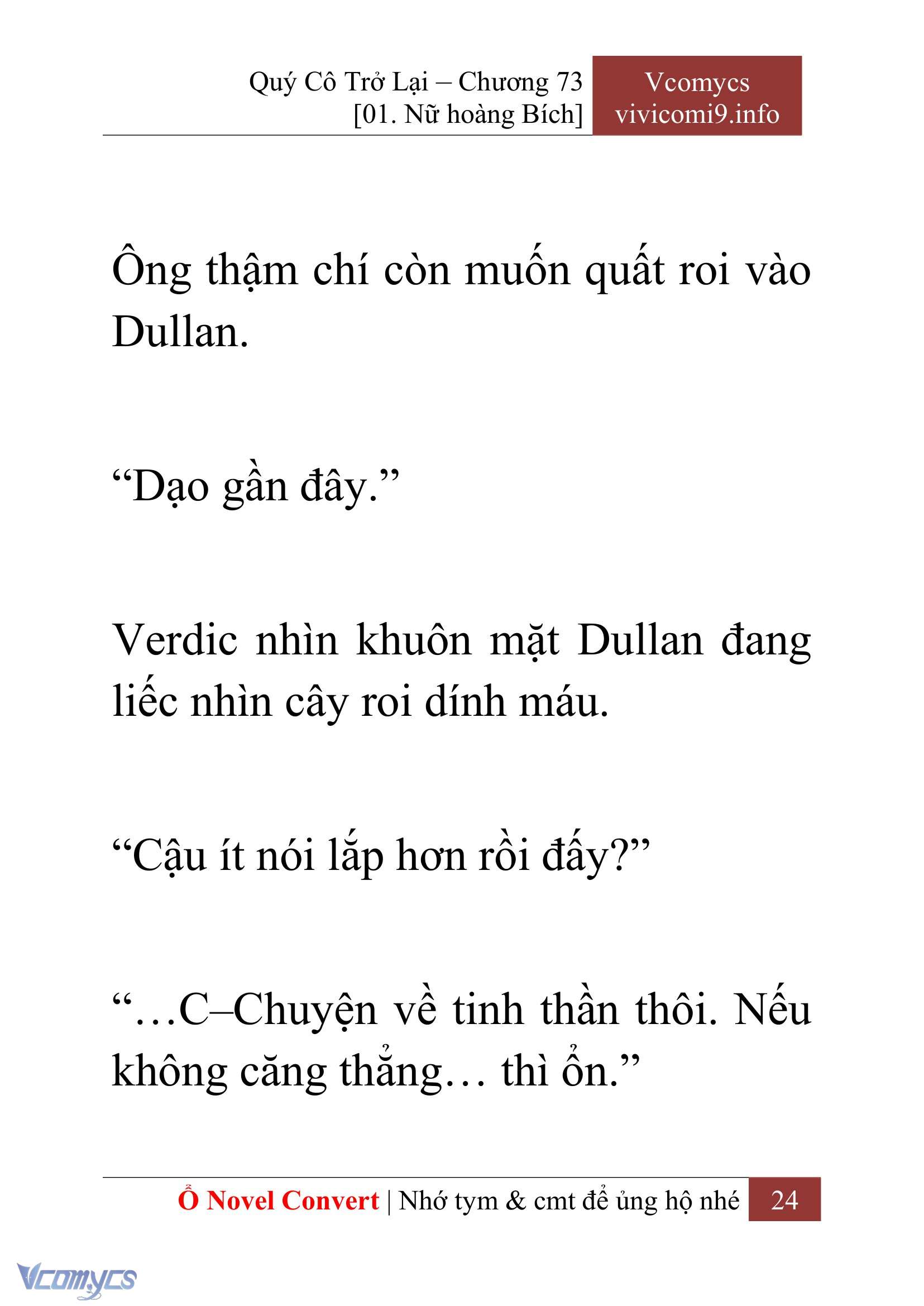 [Novel] Quý Cô Trở Lại Chapter 73 - Trang 27
