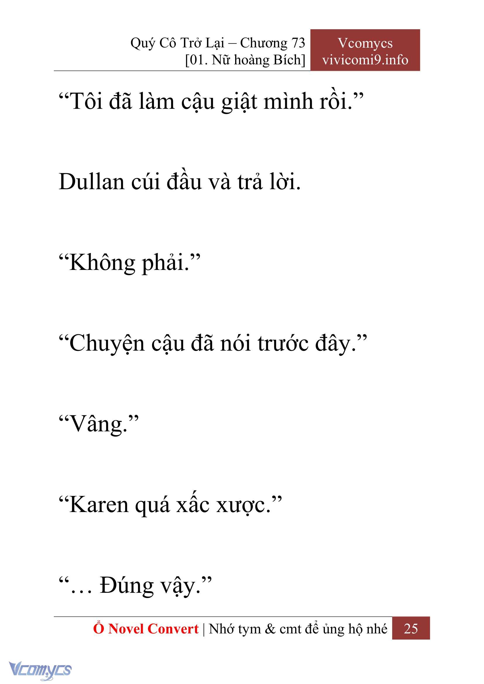 [Novel] Quý Cô Trở Lại Chapter 73 - Trang 28