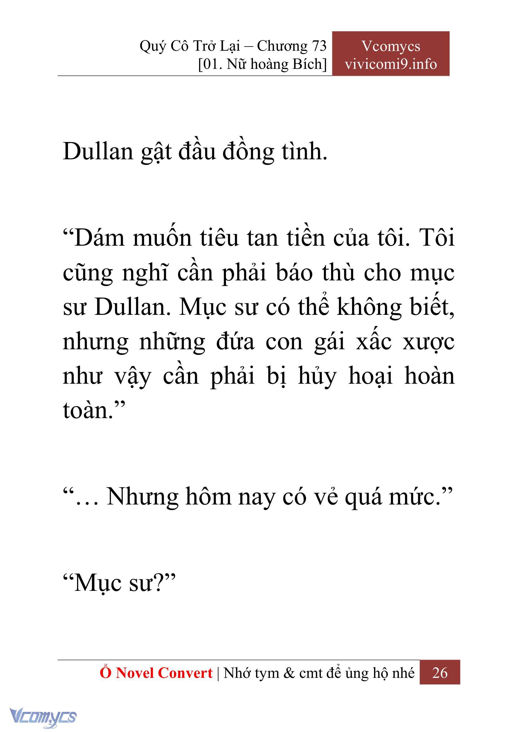 [Novel] Quý Cô Trở Lại Chapter 73 - Trang 29