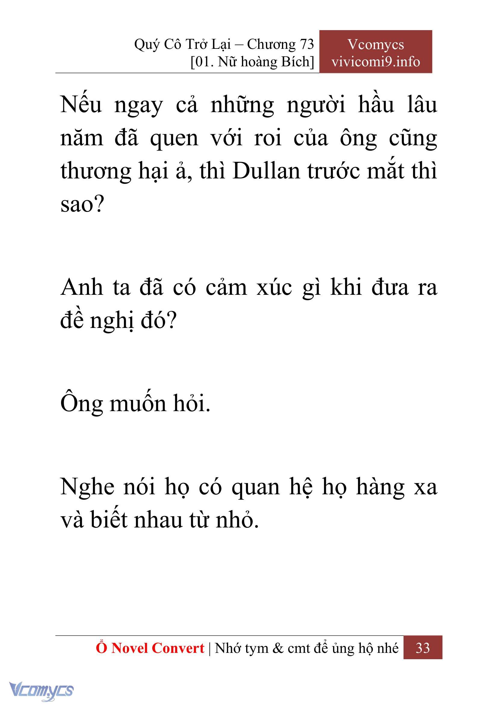 [Novel] Quý Cô Trở Lại Chapter 73 - Trang 36