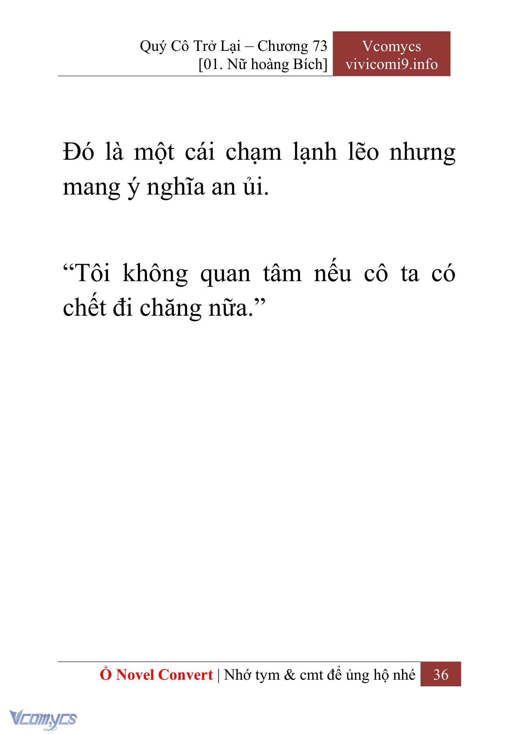 [Novel] Quý Cô Trở Lại Chapter 73 - Trang 39