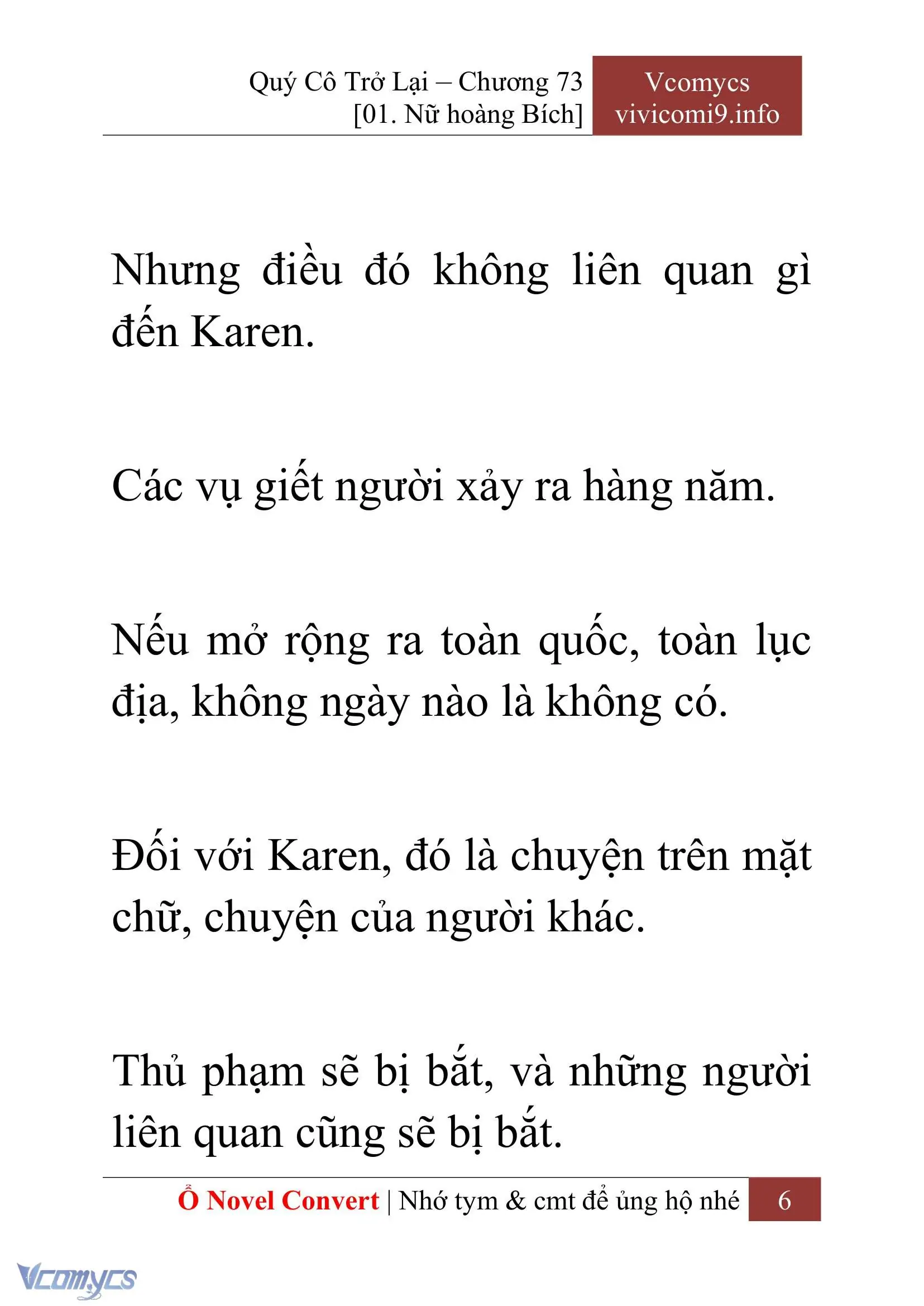 [Novel] Quý Cô Trở Lại Chapter 73 - Trang 9