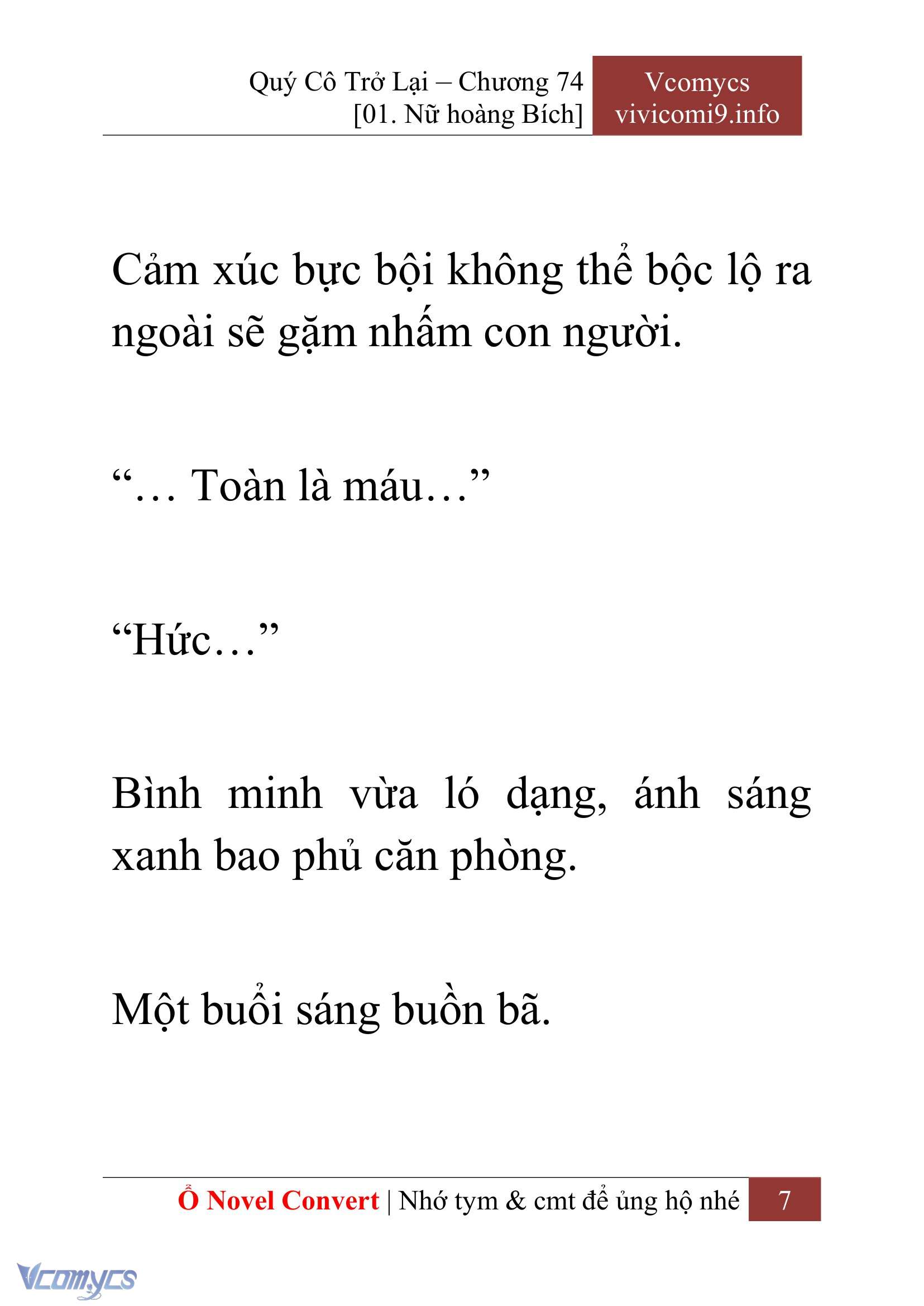 [Novel] Quý Cô Trở Lại Chapter 74 - Trang 10
