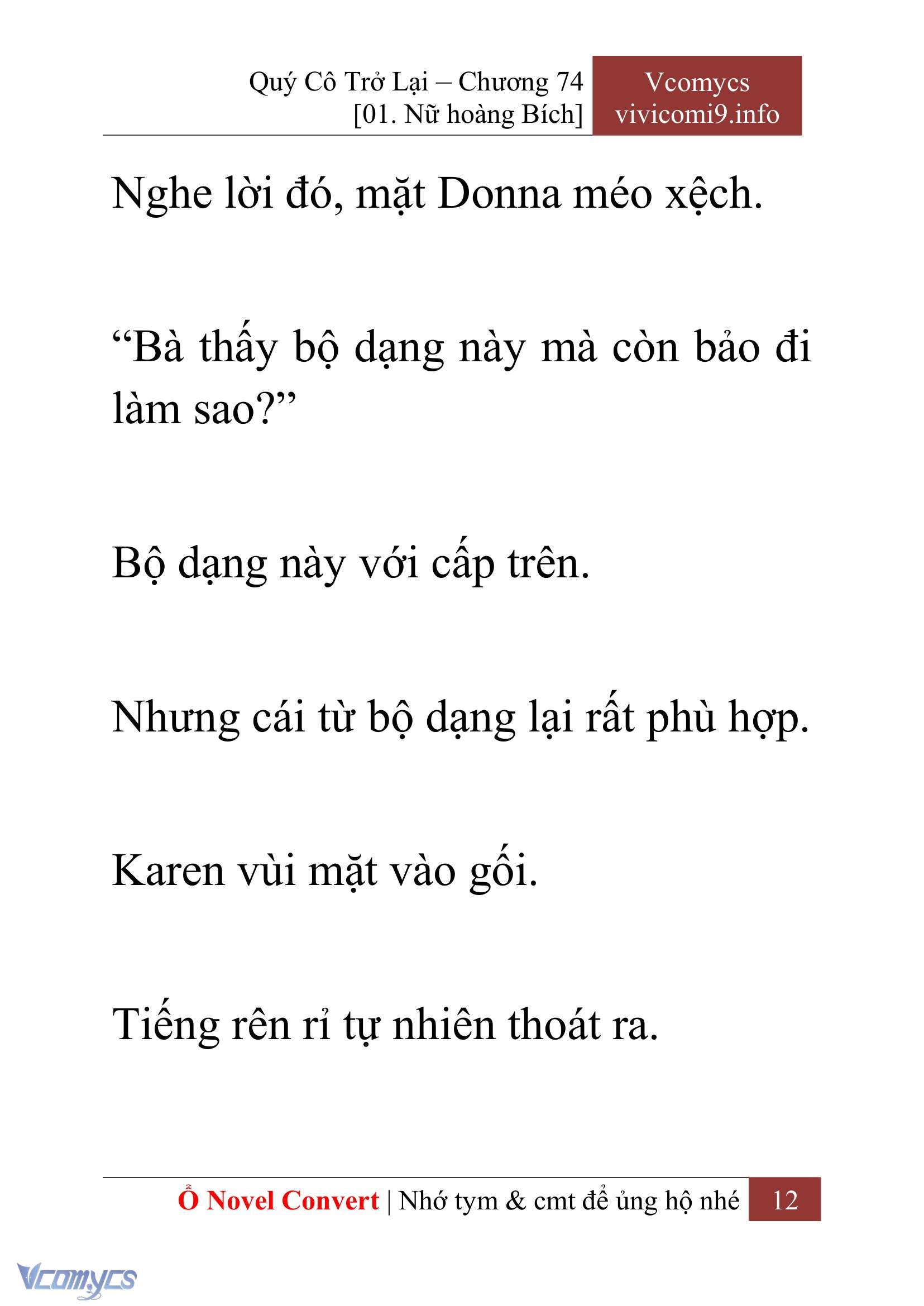[Novel] Quý Cô Trở Lại Chapter 74 - Trang 15